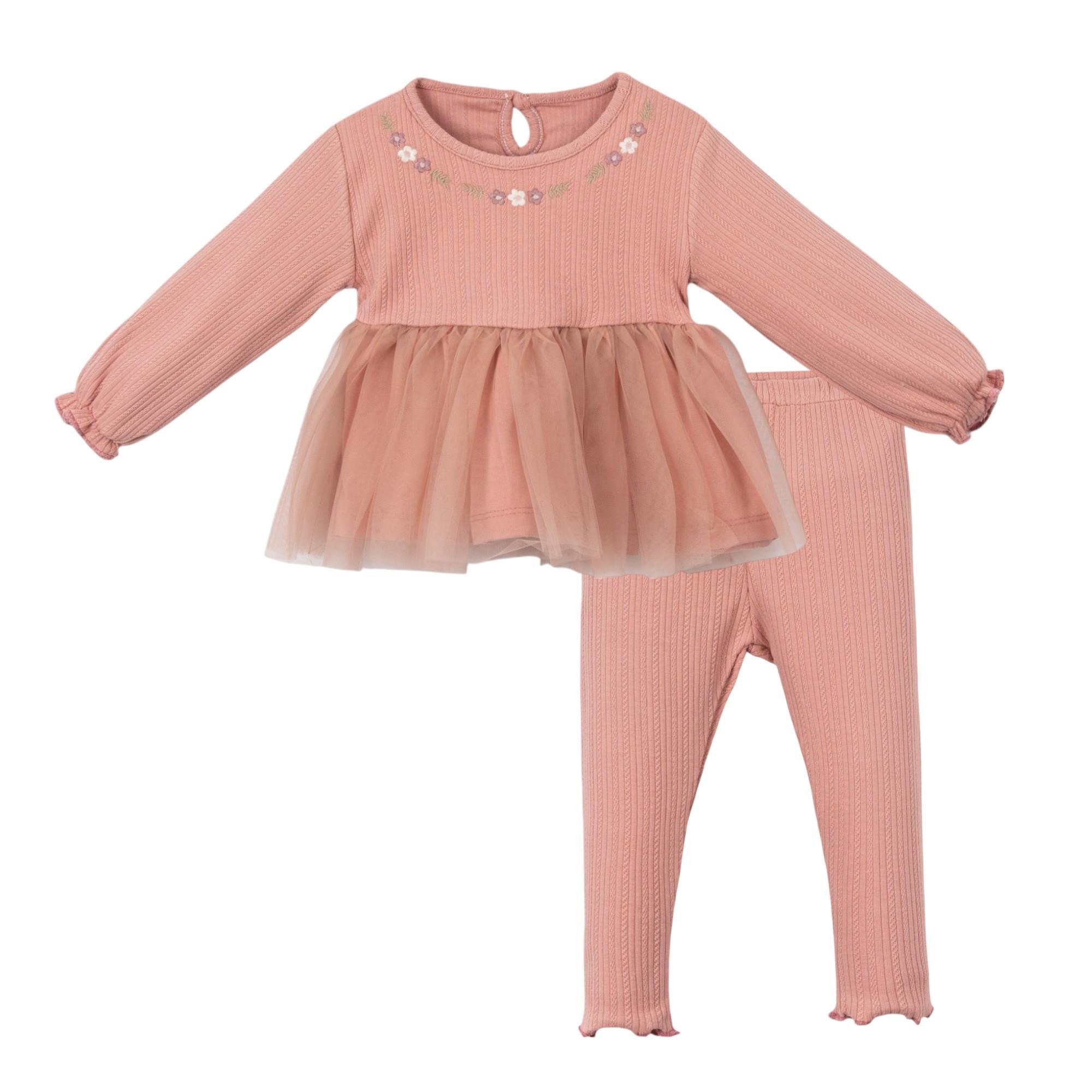 Mono Taytlı Kız Bebek İkili Takım