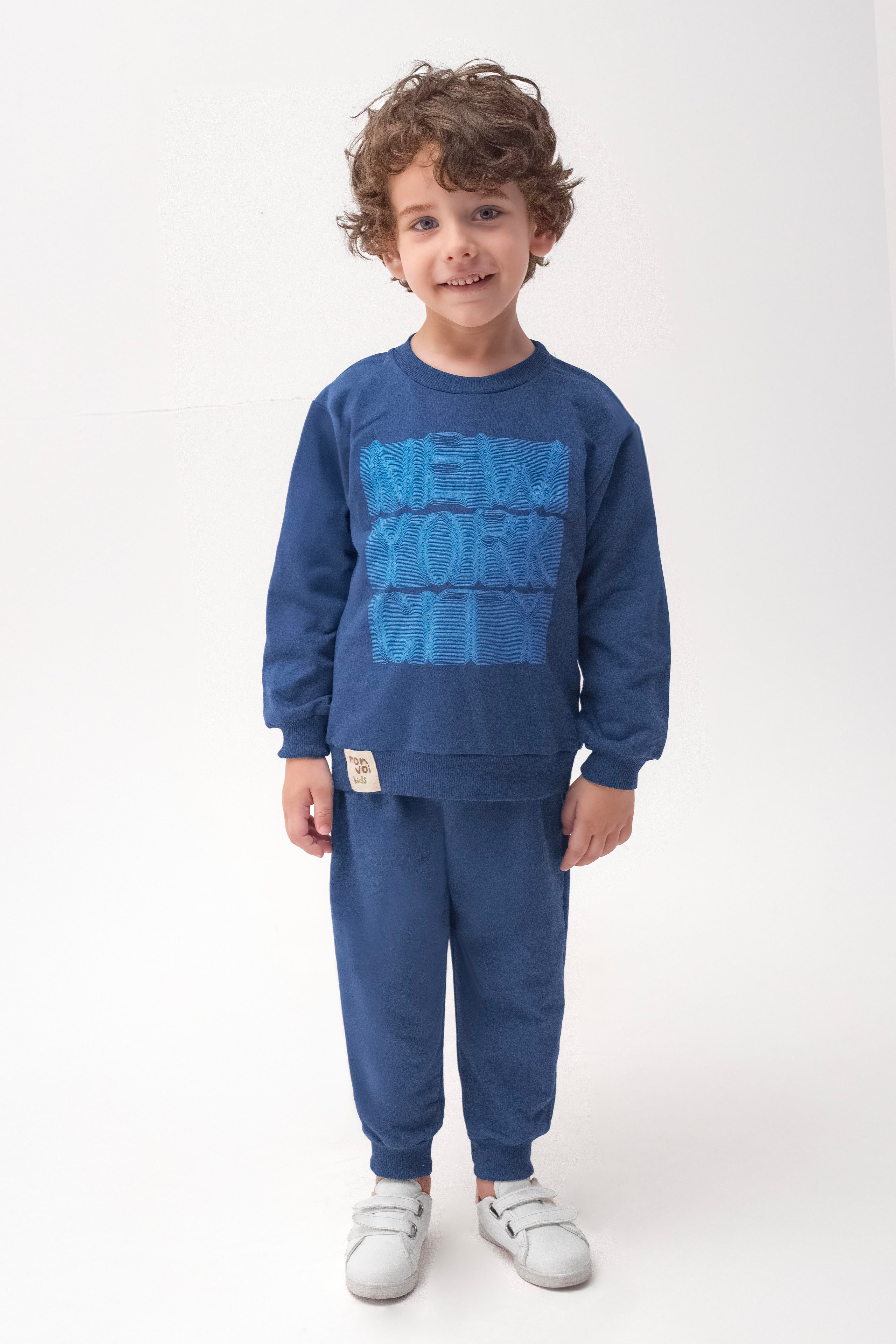 MONVOİ KİDS BASKI DETAYLI  ERKEK ÇOCUK 2 Lİ TAKIM 2-6 Y