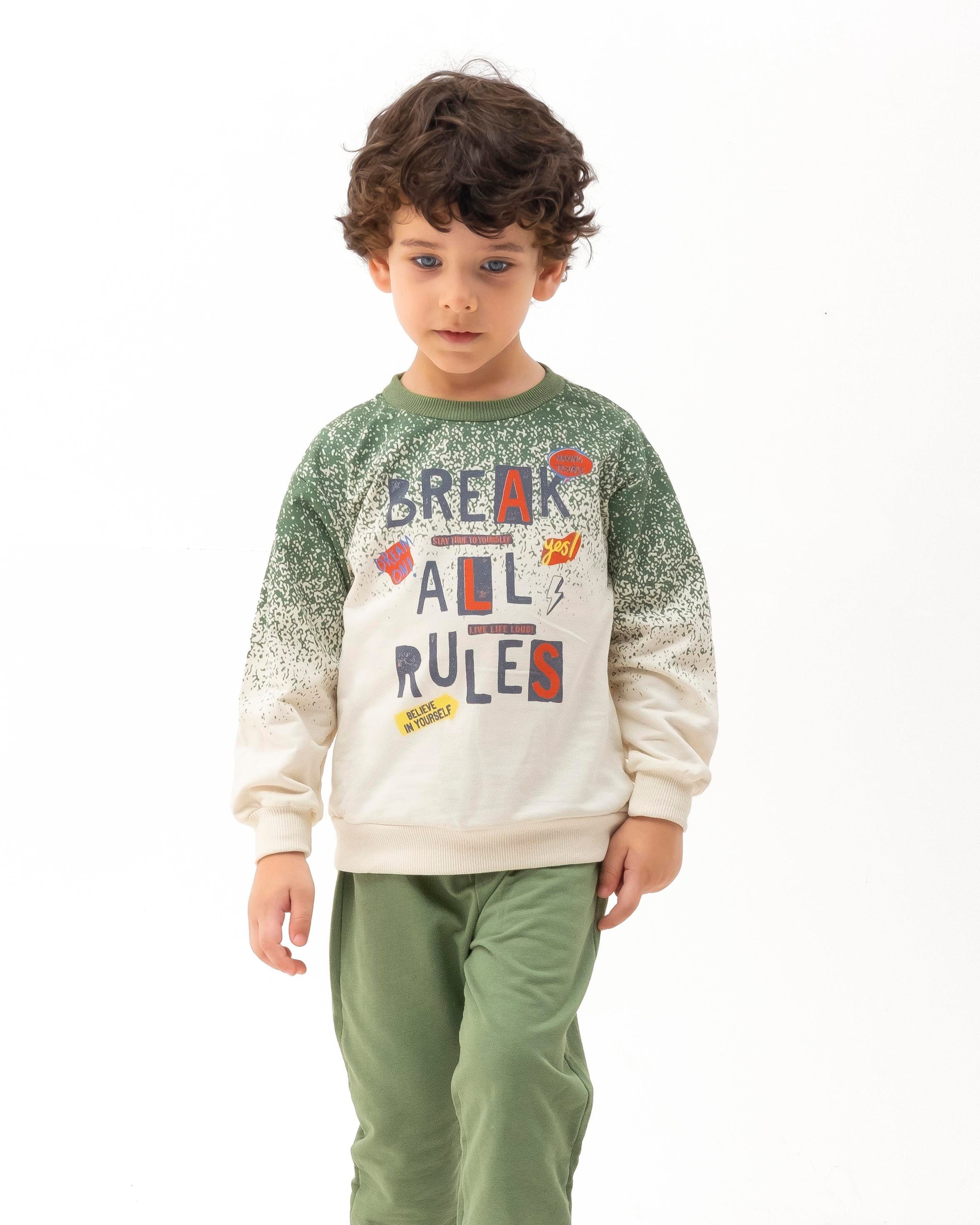 MONVOİ KİDS BASKI DETAYLI  ERKEK ÇOCUK 2 Lİ TAKIM 2-6 Y