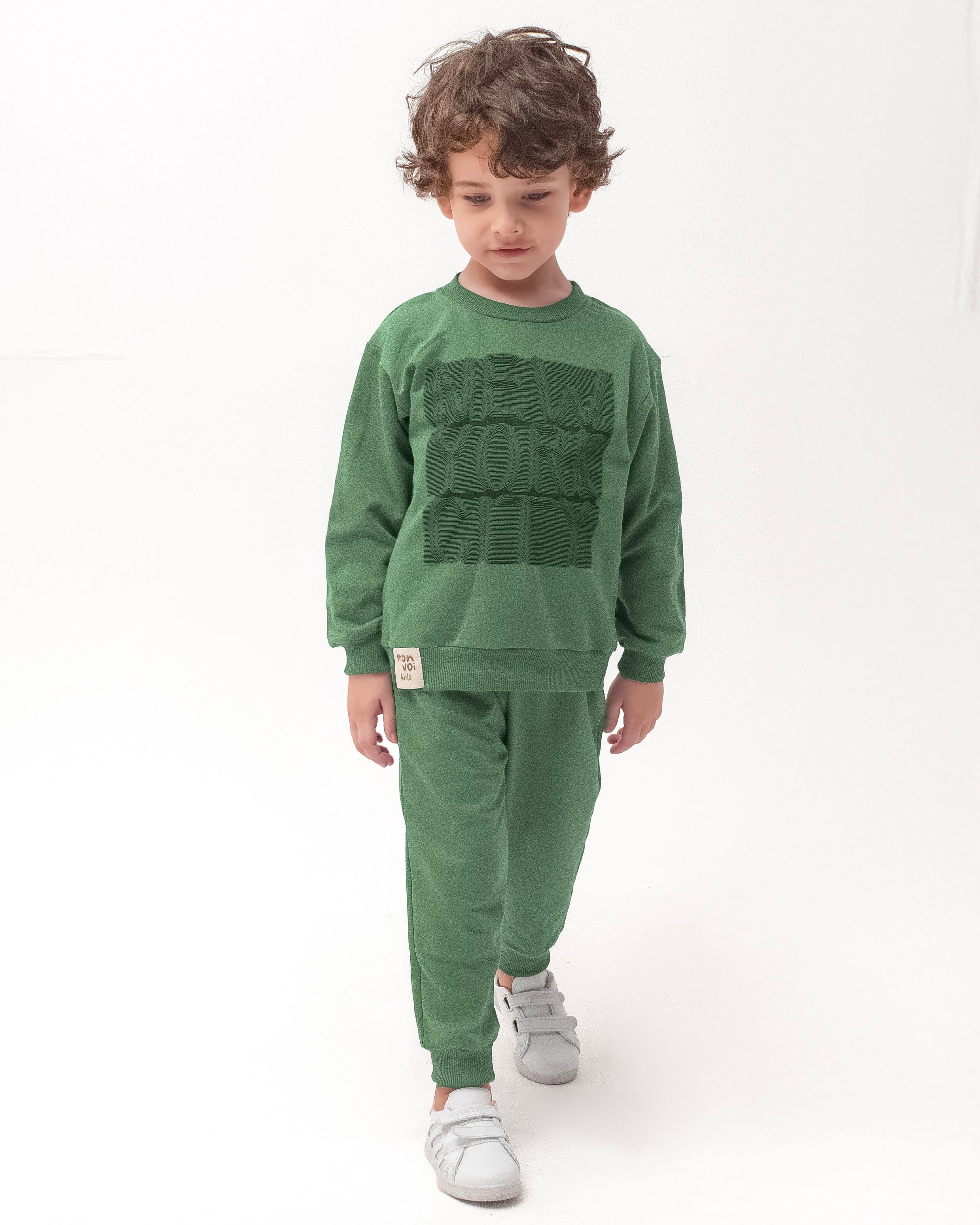 MONVOİ KİDS BASKI DETAYLI  ERKEK ÇOCUK 2 Lİ TAKIM 2-6 Y