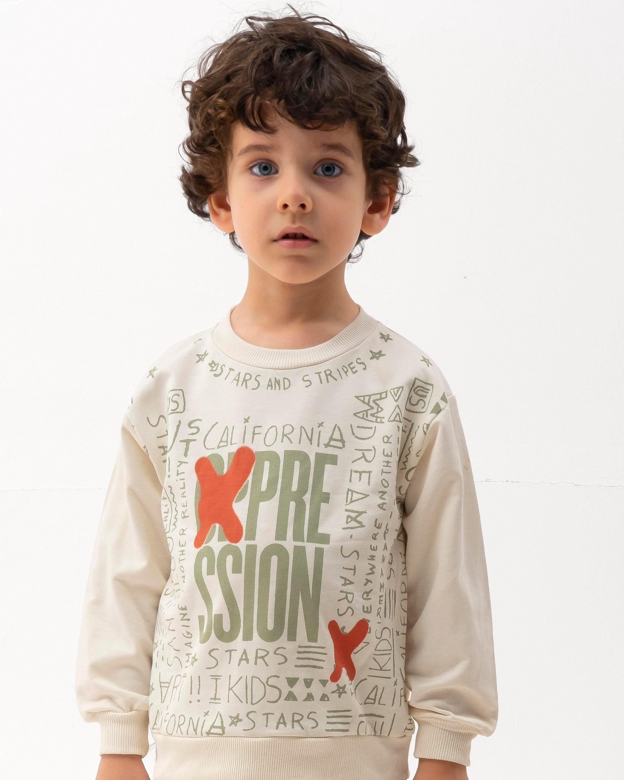 MONVOİ KİDS BASKI DETAYLI  ERKEK ÇOCUK 2 Lİ TAKIM 2-6 Y