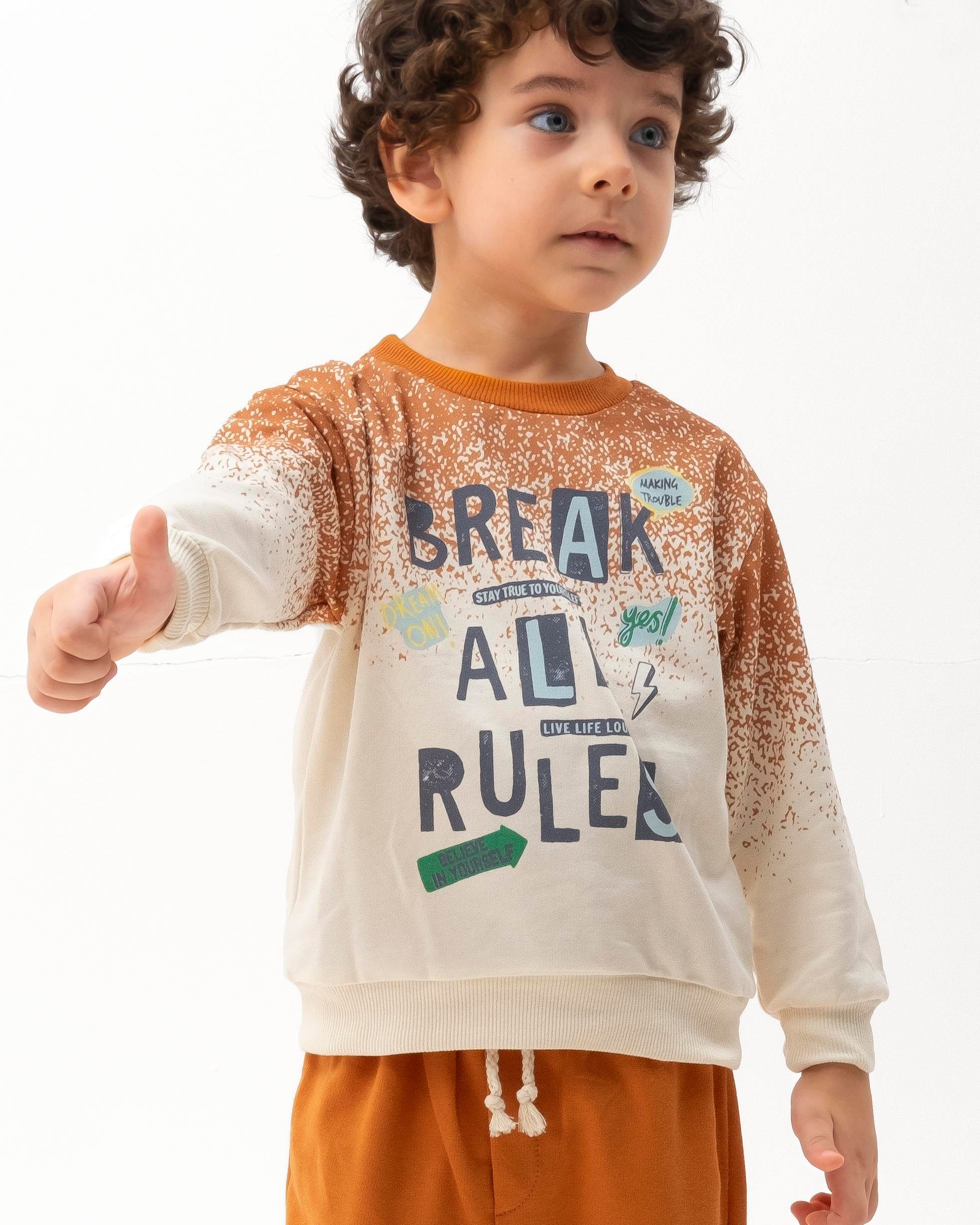 MONVOİ KİDS BASKI DETAYLI  ERKEK ÇOCUK 2 Lİ TAKIM 2-6 Y