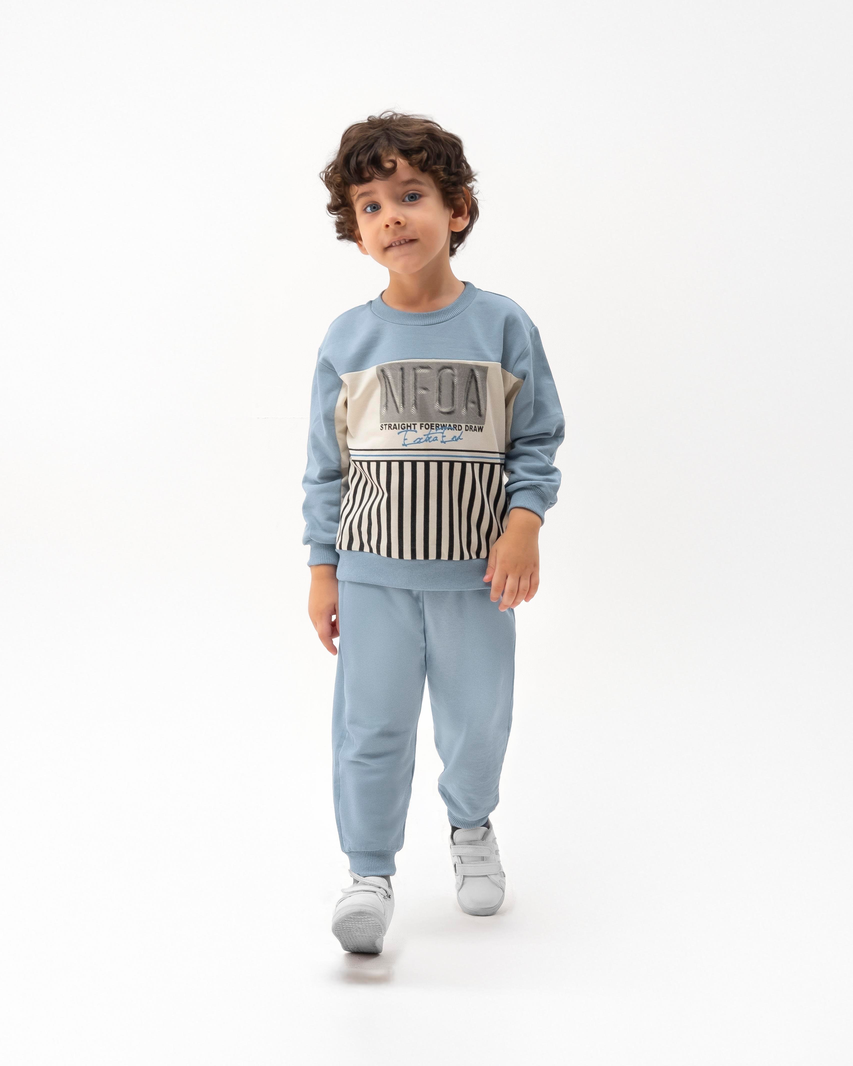 MONVOİ KİDS BASKI DETAYLI  ERKEK ÇOCUK 2 Lİ TAKIM 2-6 Y