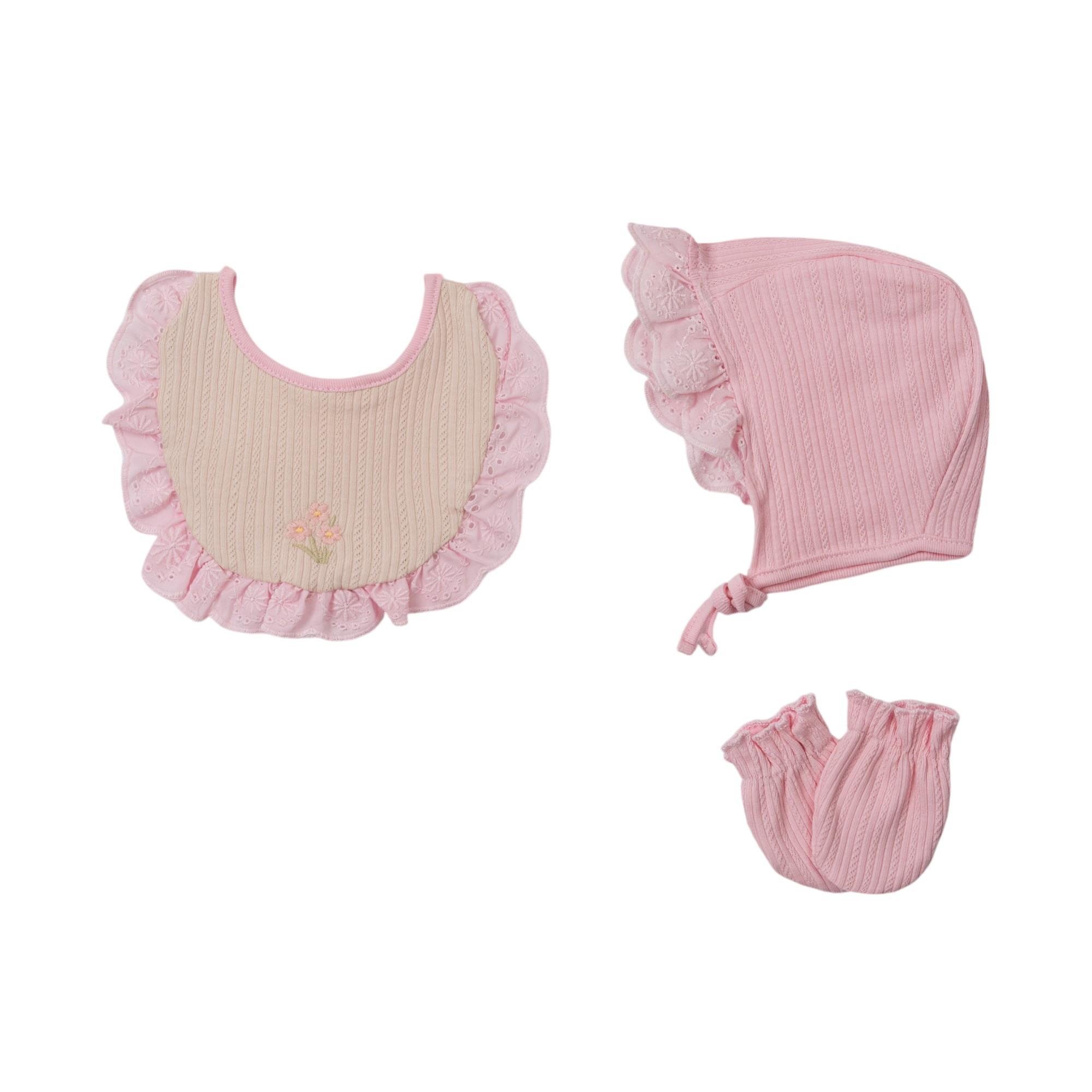 Mürver Ördek Baskılı Kız Bebek Hastane Çıkışı Beşli Set