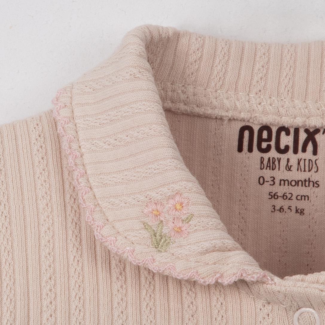 Mürver Ördek Baskılı Kız Bebek Hastane Çıkışı Beşli Set