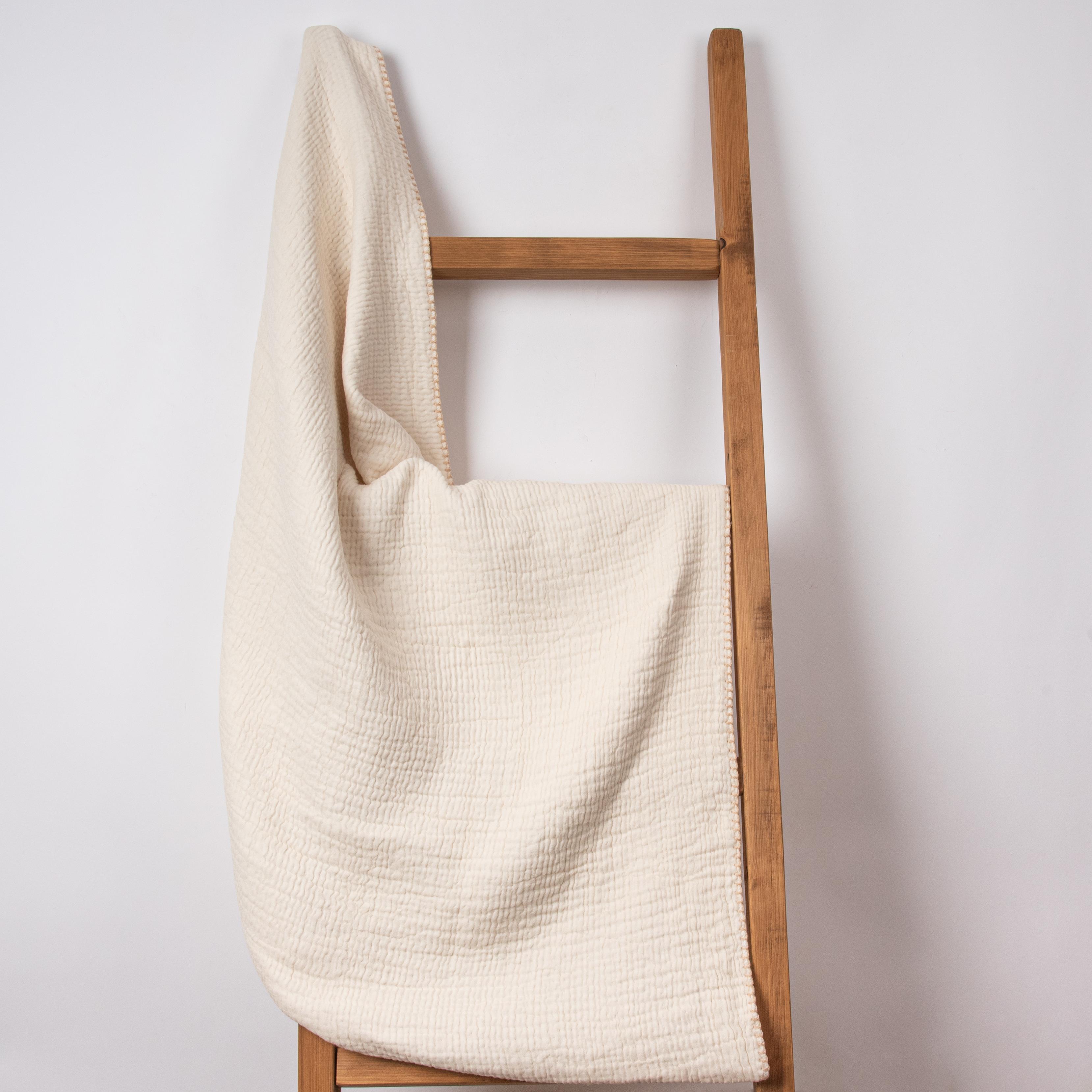 Müslin Çoban Dikişli Battaniye