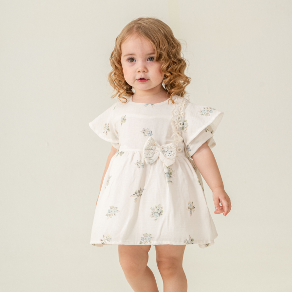 MY PİNGY FİYONK DETALI ELBİSE 9-24 AY