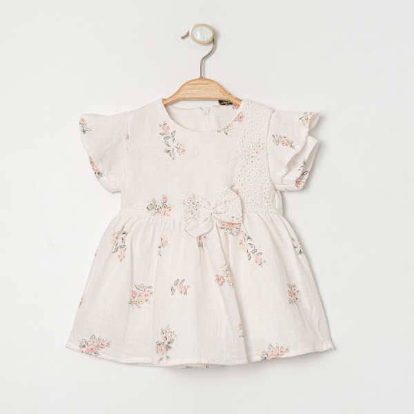 MY PİNGY FİYONK DETALI ELBİSE 9-24 AY