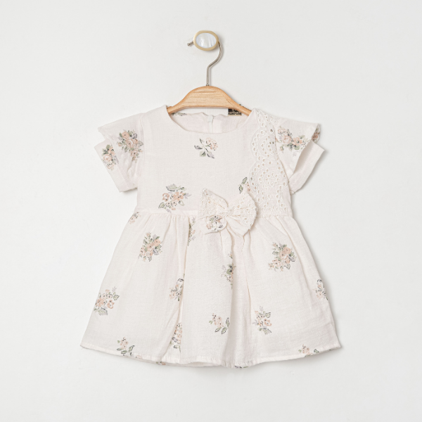 MY PİNGY FİYONK DETALI ELBİSE 9-24 AY