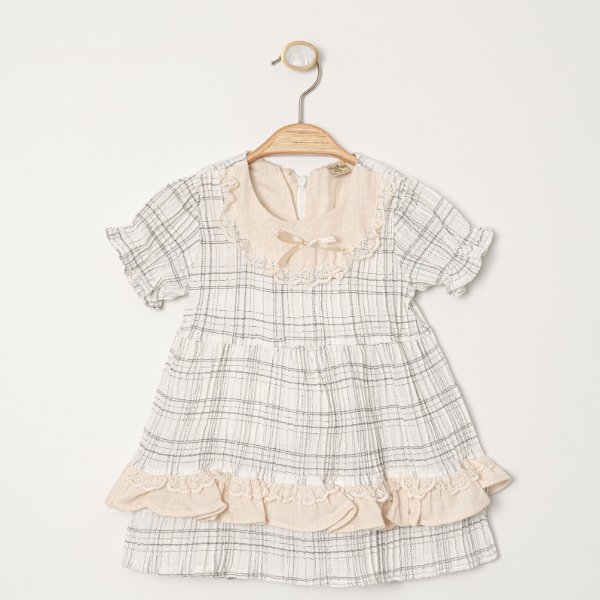 MY PİNGY KARELİ  ELBİSE 9-24 AY