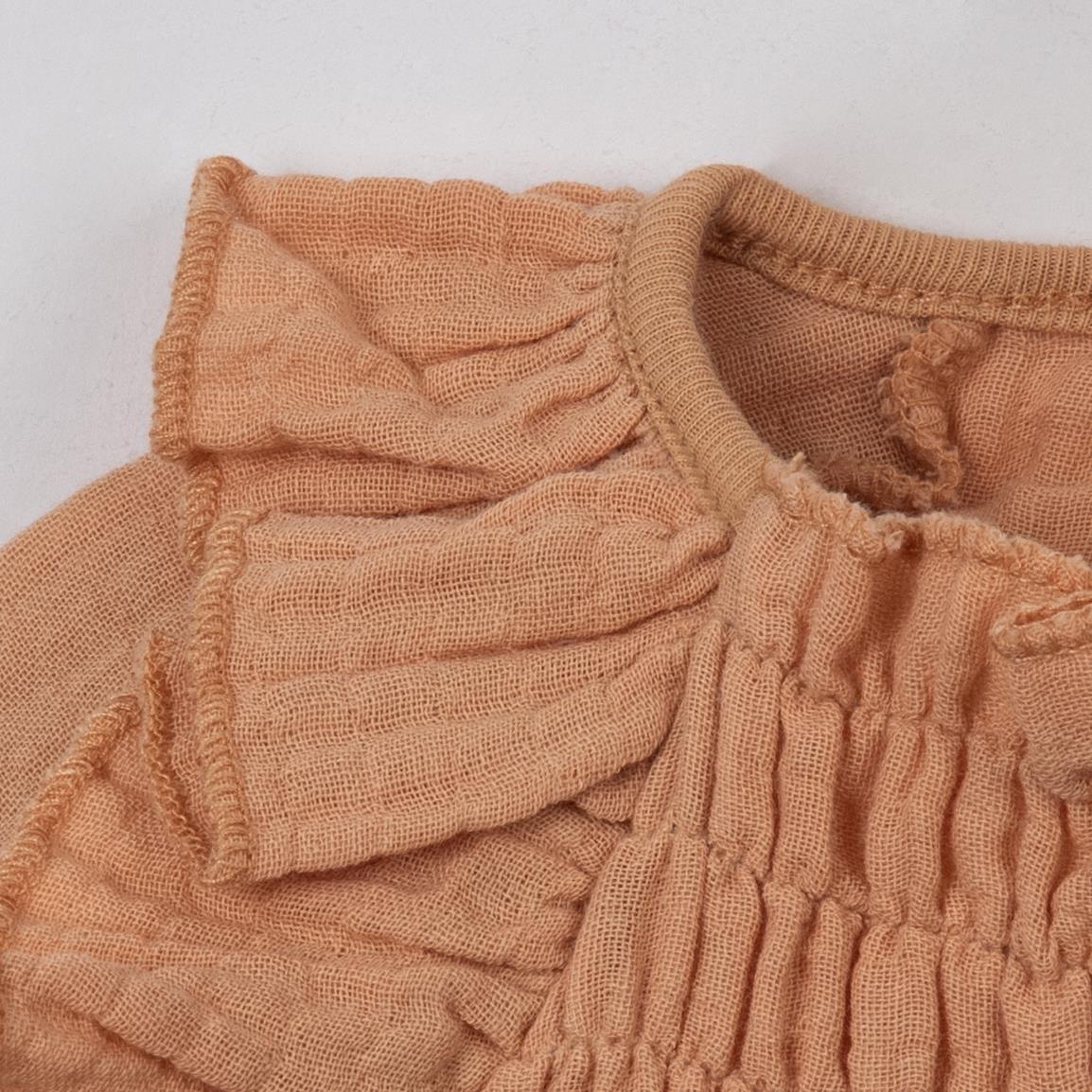 Namsos Müslin Kumaş Kız Bebek Aksesuarlı Elbise