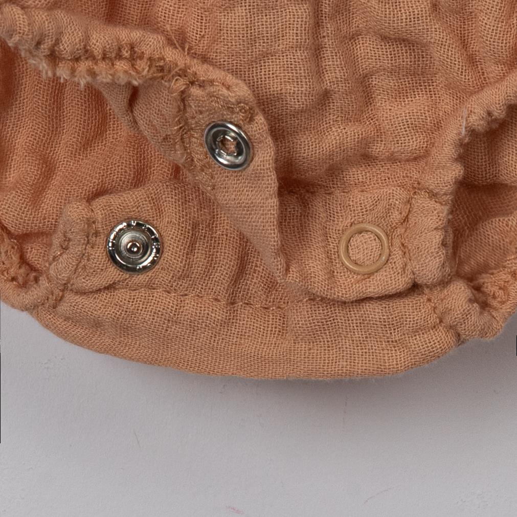 Namsos Müslin Kumaş Kız Bebek Aksesuarlı Elbise