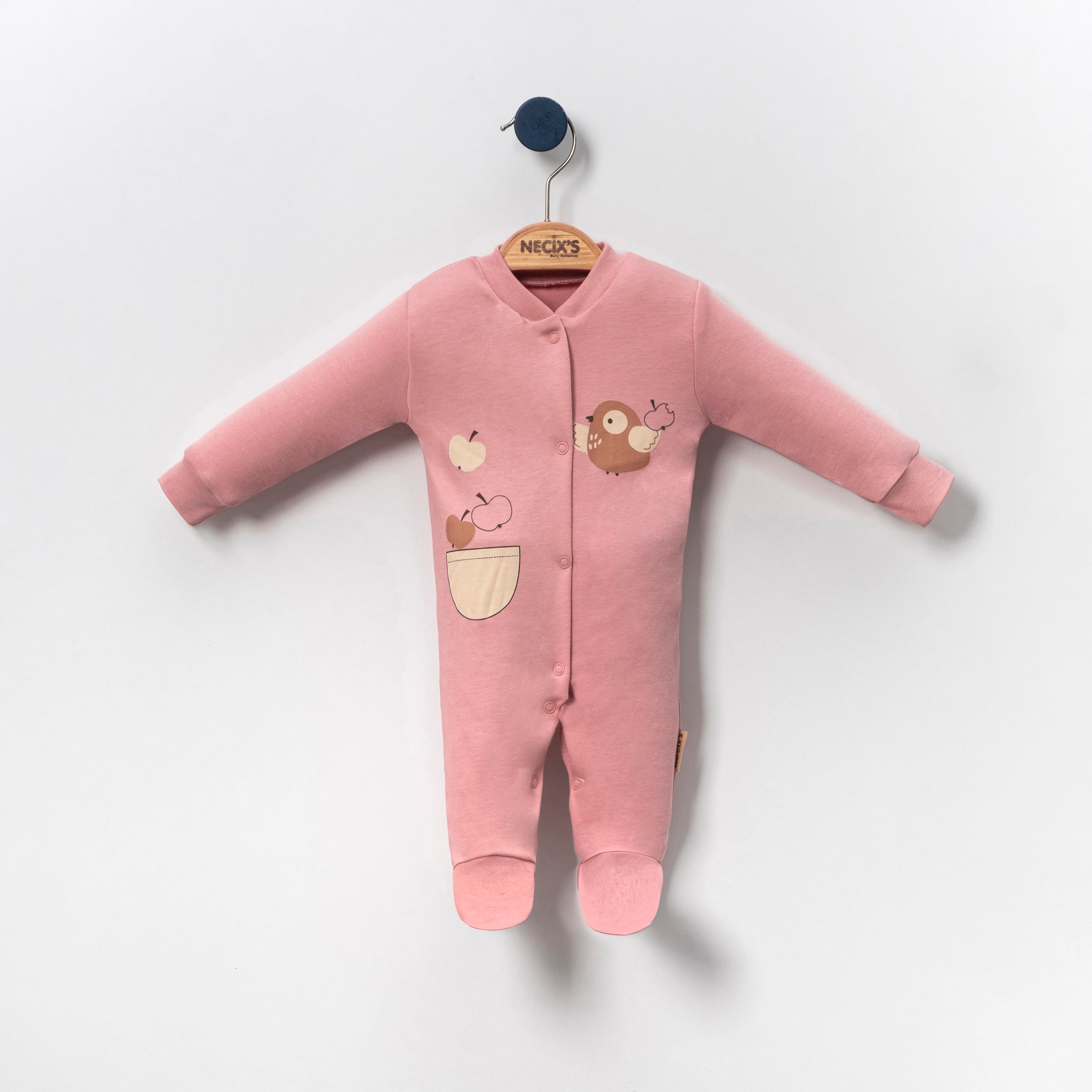 Necix's Bakü Kız Bebek Tulum 0-3 Ay, 3-6 Ay 3 Adet