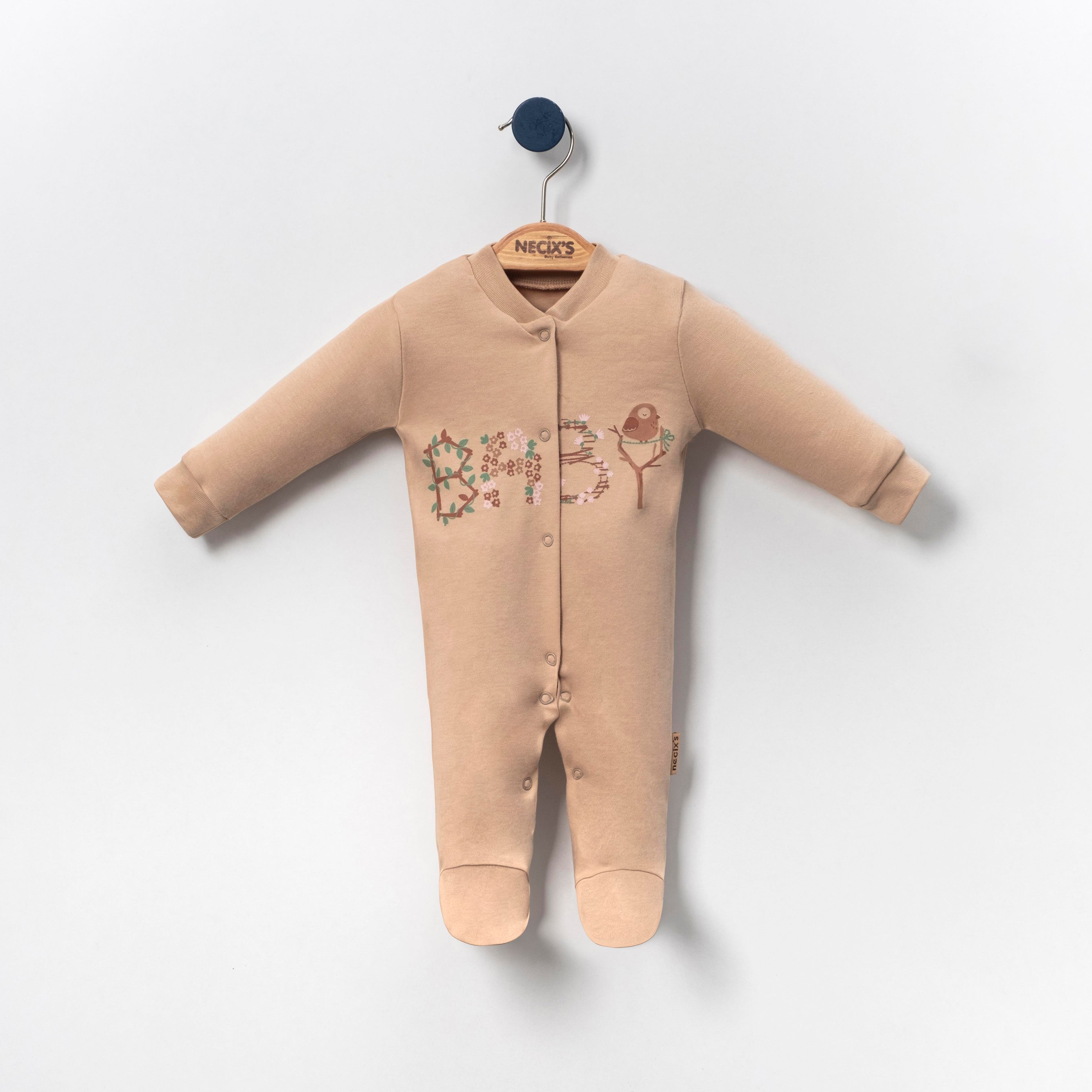 Necix's Bakü Kız Bebek Tulum 0-3 Ay, 3-6 Ay 3 Adet