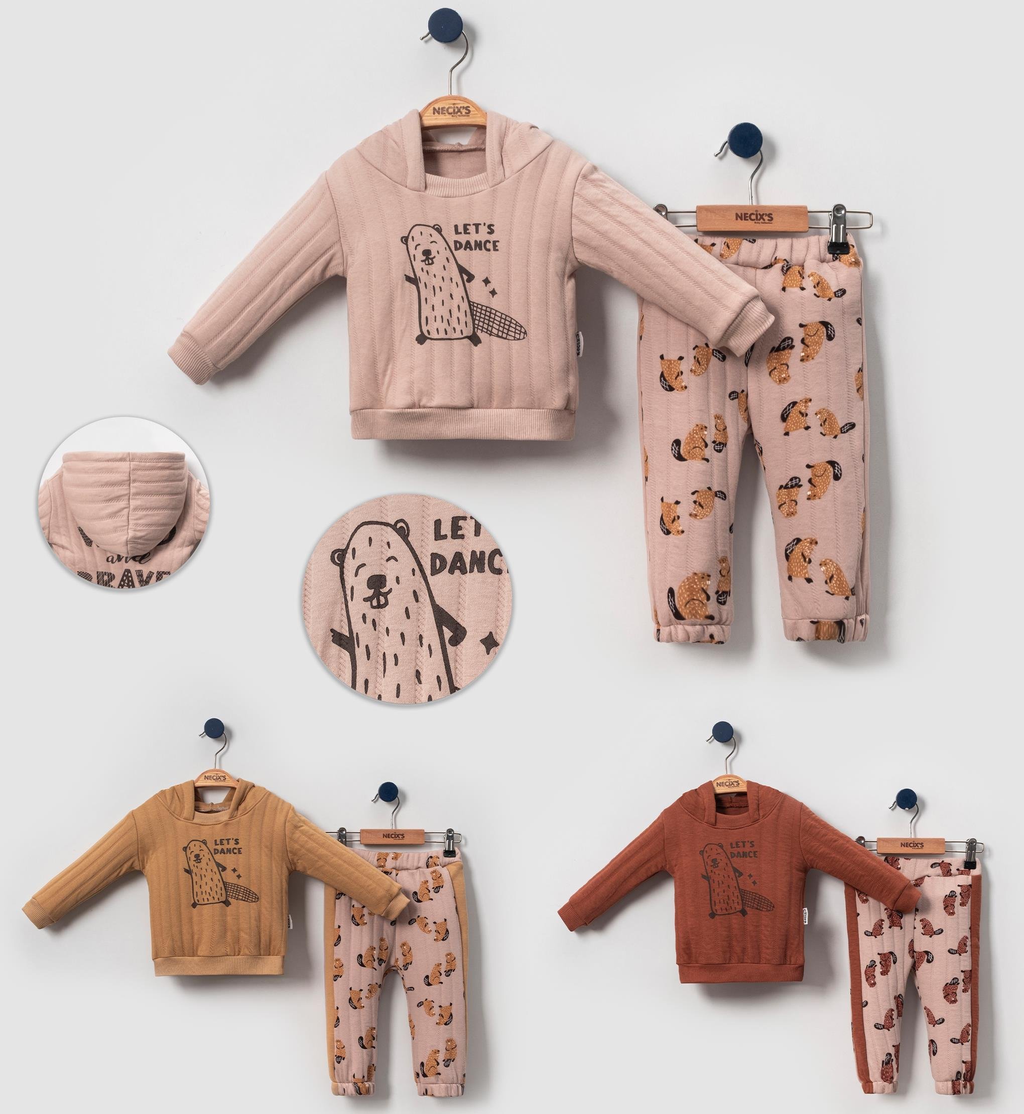 Necix's Barcelona Unisex Kapüşonlu İkili Takım