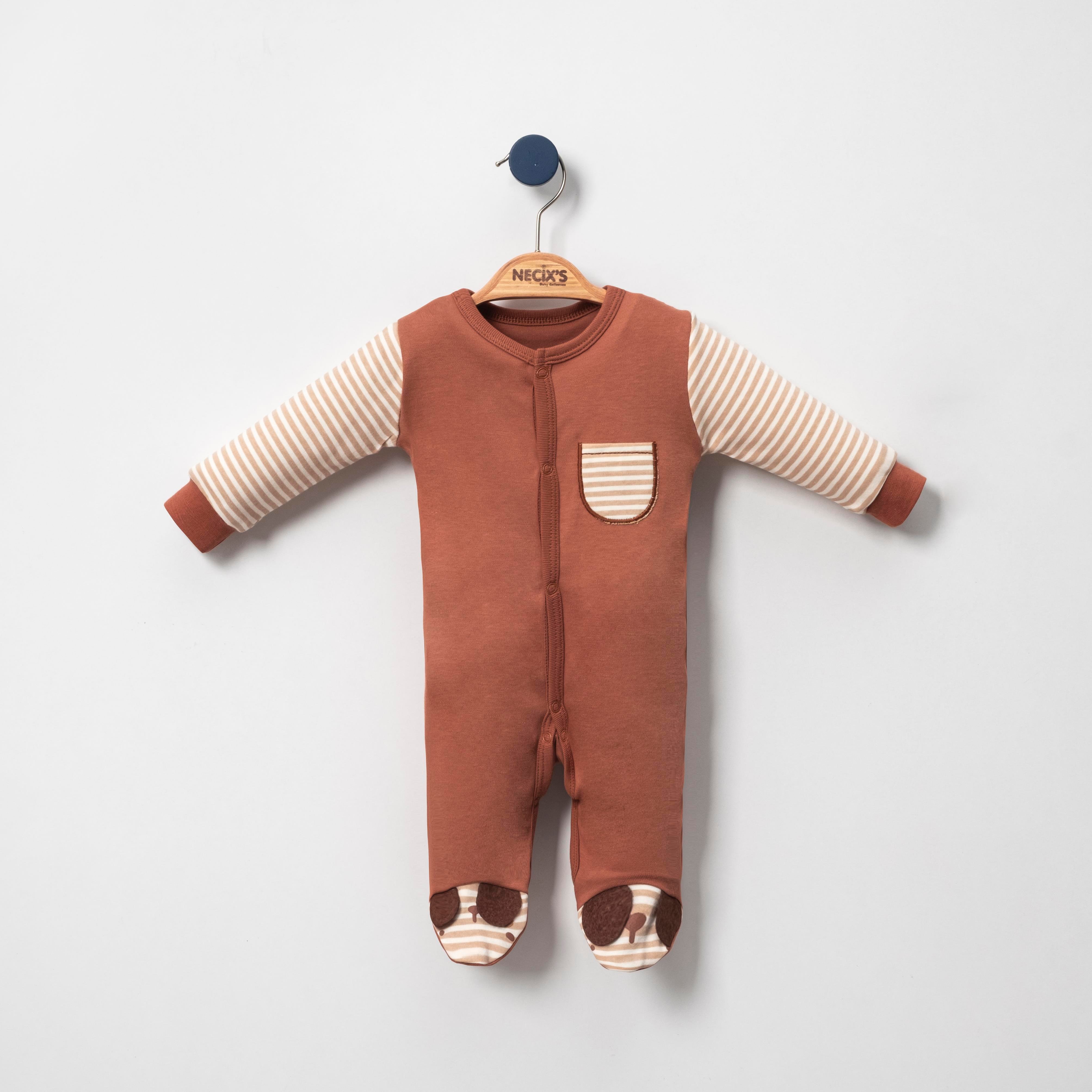 Necix's Berlin Kız Bebek Tulum 0-3 Ay, 3-6 Ay 3 Adet