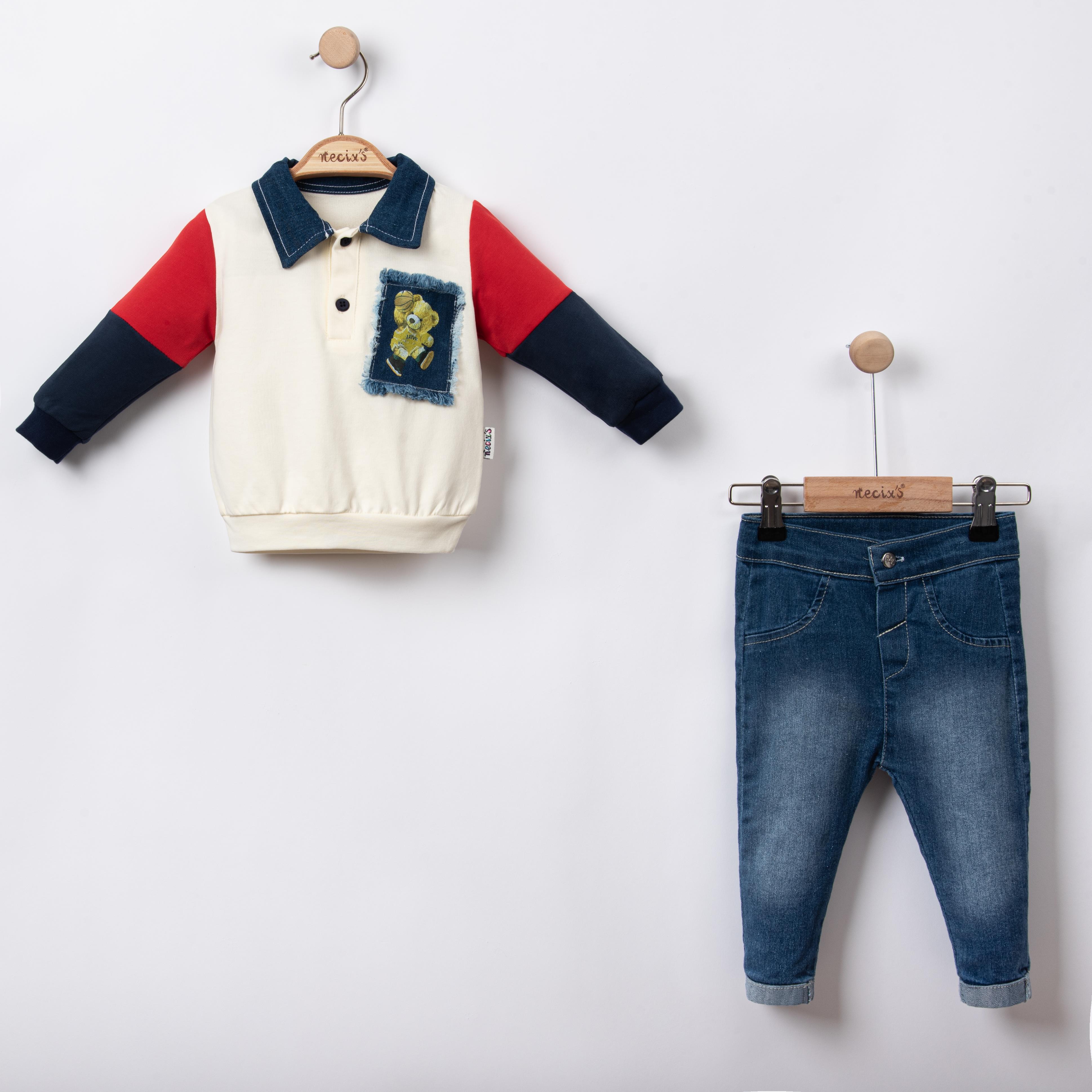 Necix's Boston Erkek Bebek Polo Yakalı İkili Takım