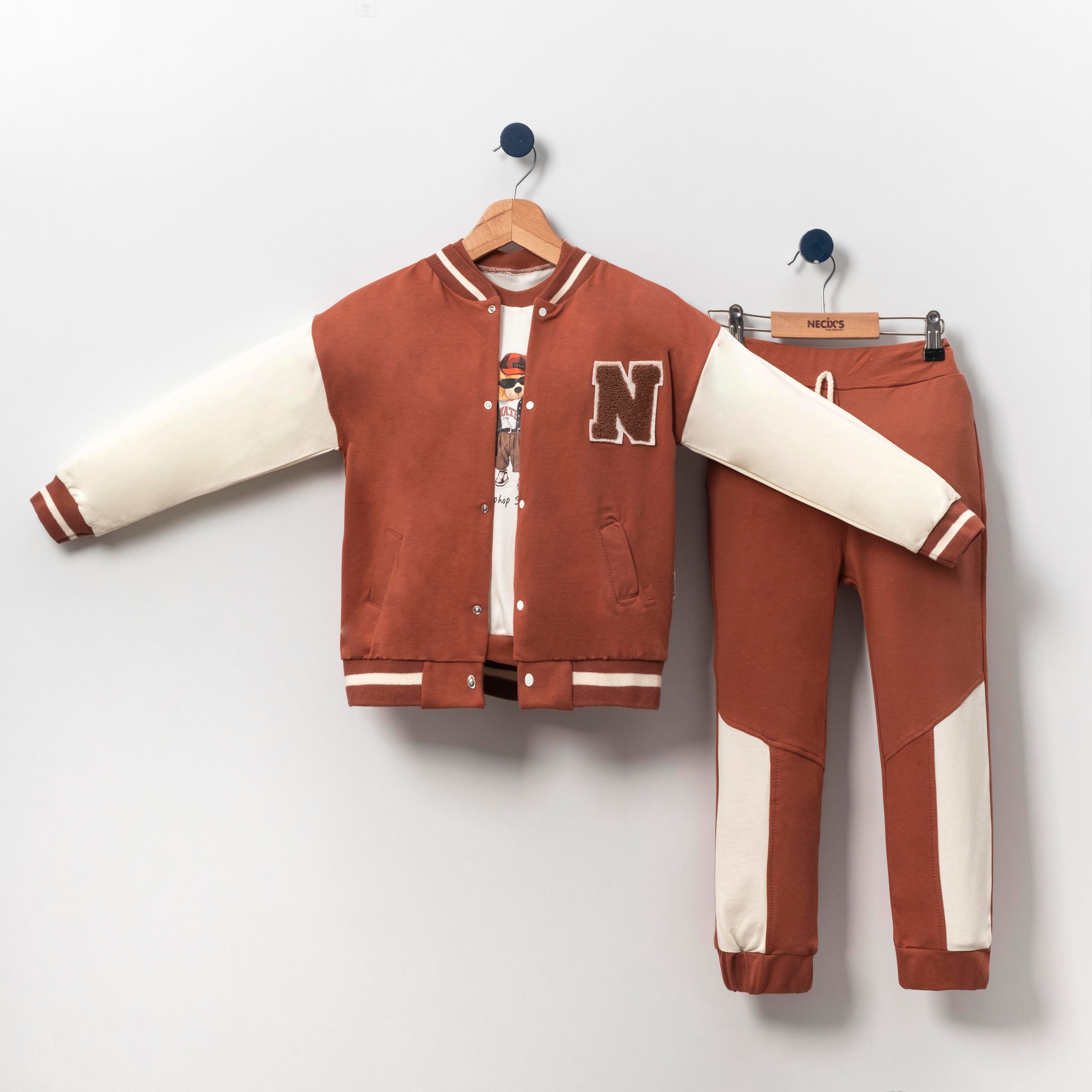 Necix's Boston Kolej Erkek Bebek Üçlü Takım