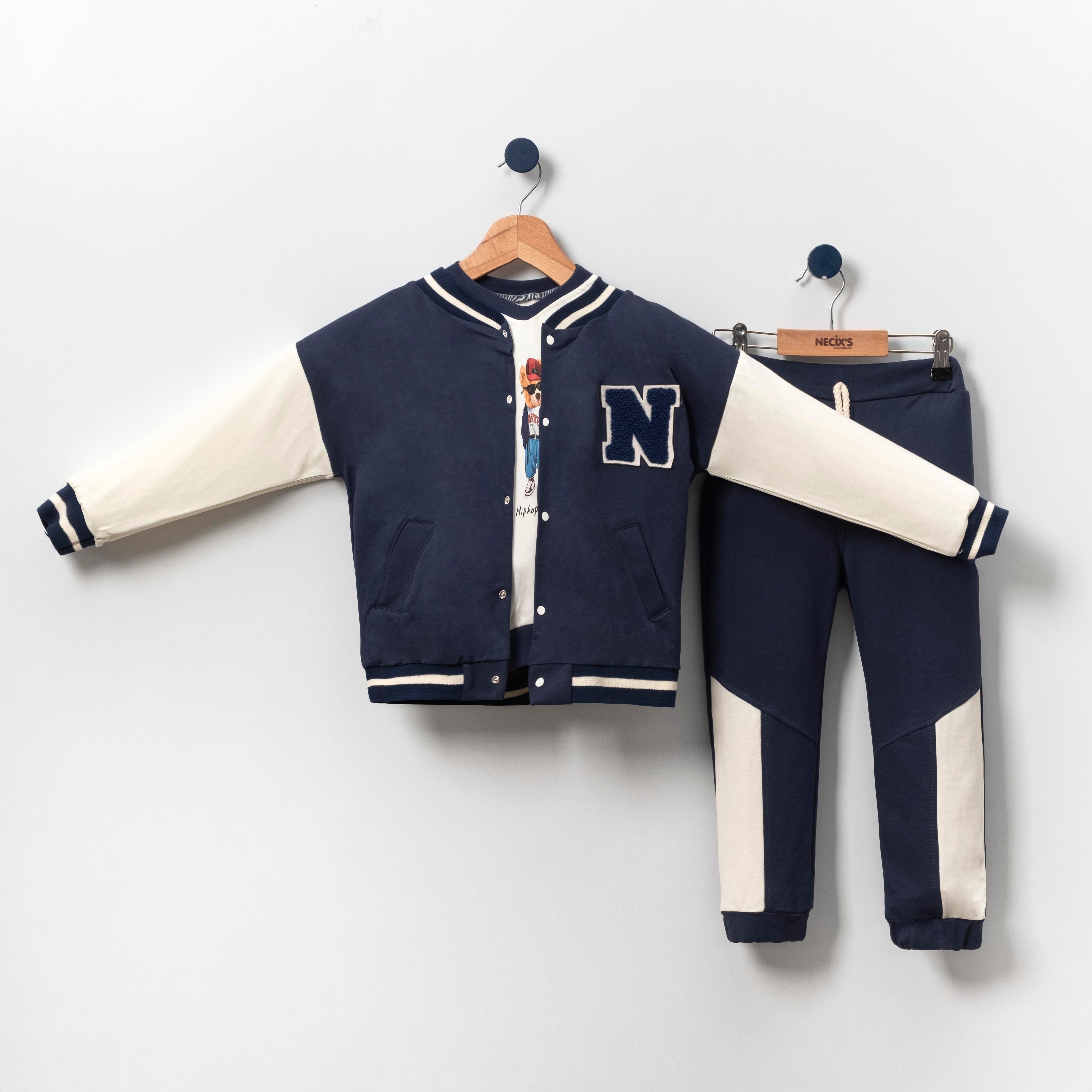 Necix's Boston Kolej Erkek Bebek Üçlü Takım