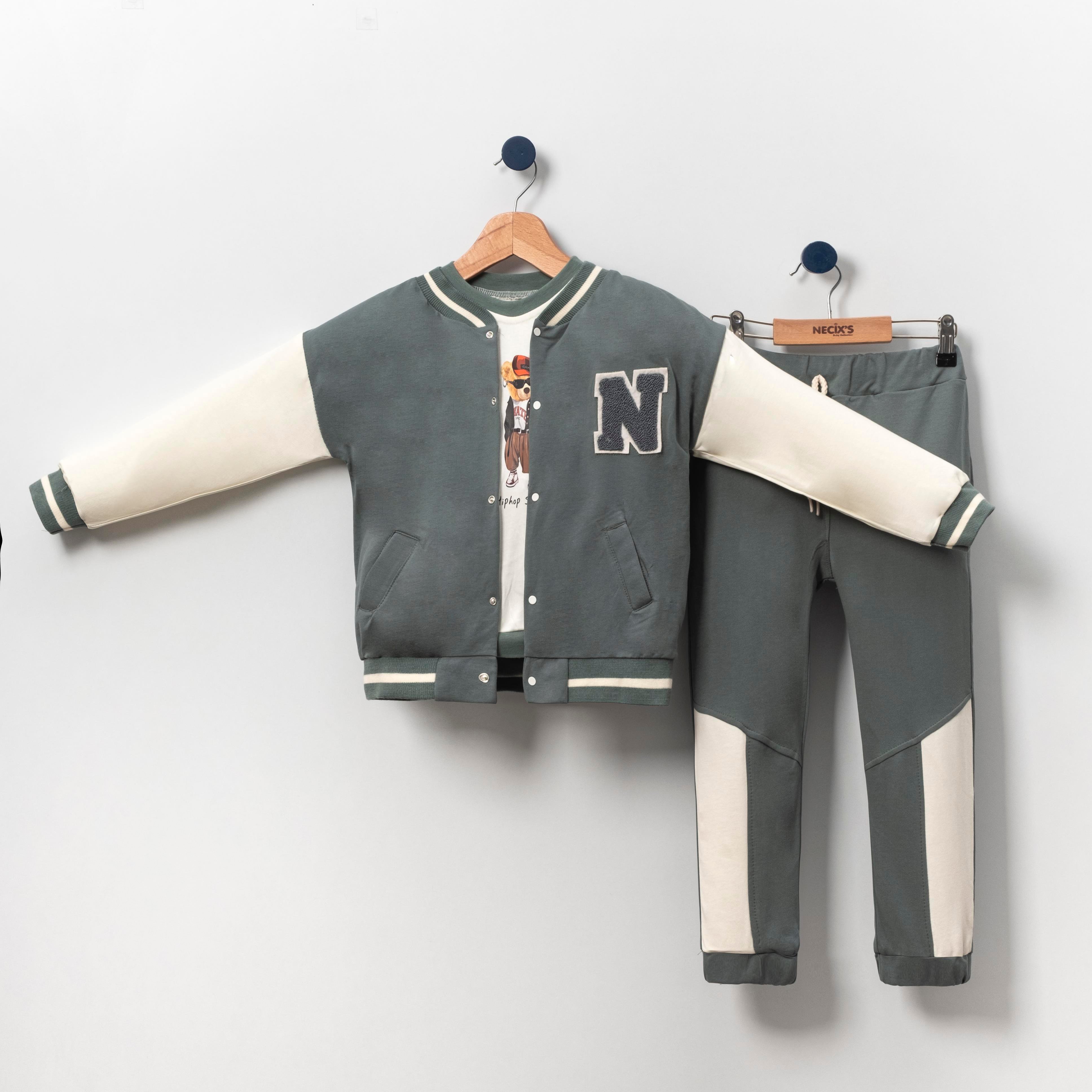 Necix's Boston Kolej Erkek Bebek Üçlü Takım
