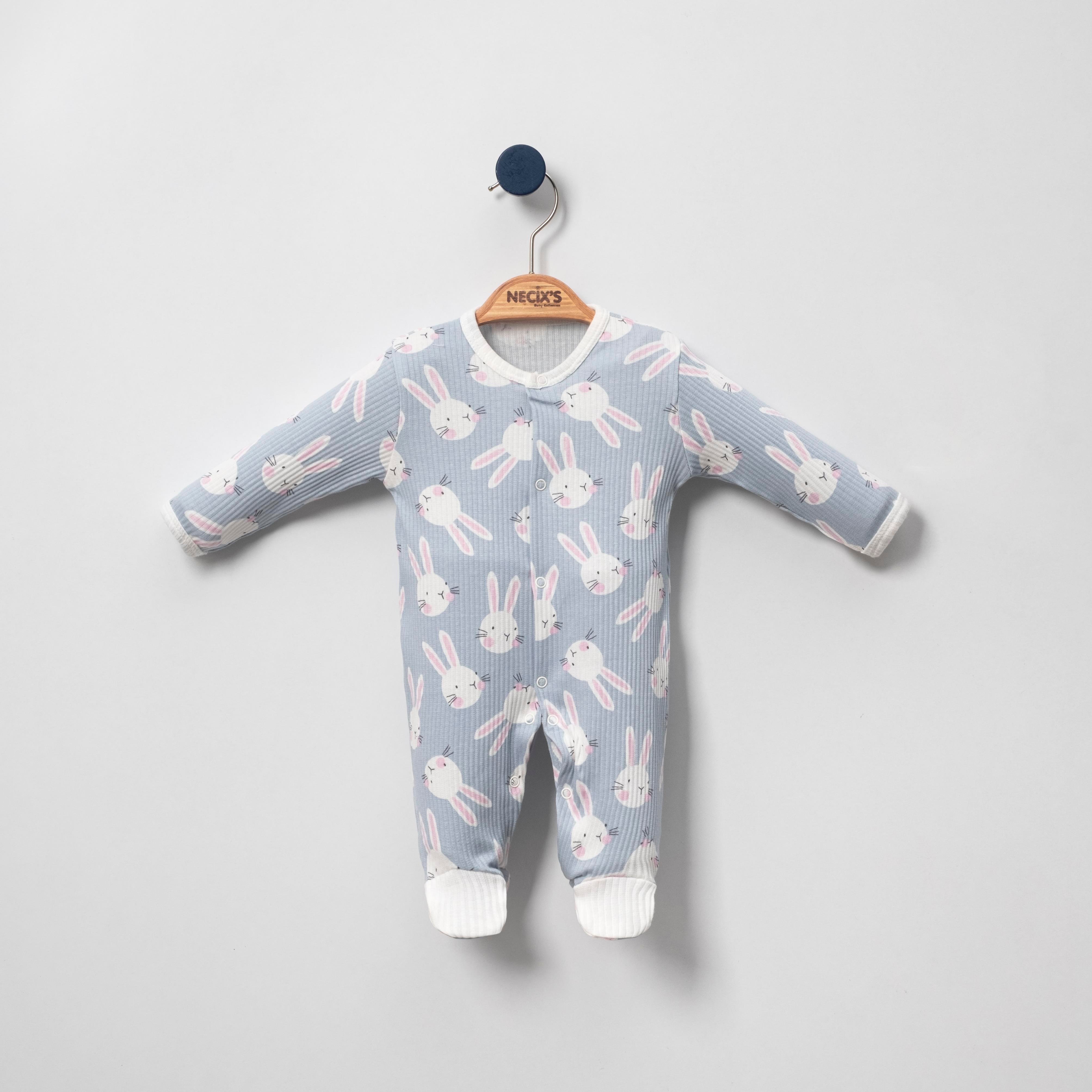 Necix's Brüksel Üçlü Kız Bebek Tekboy Tulum