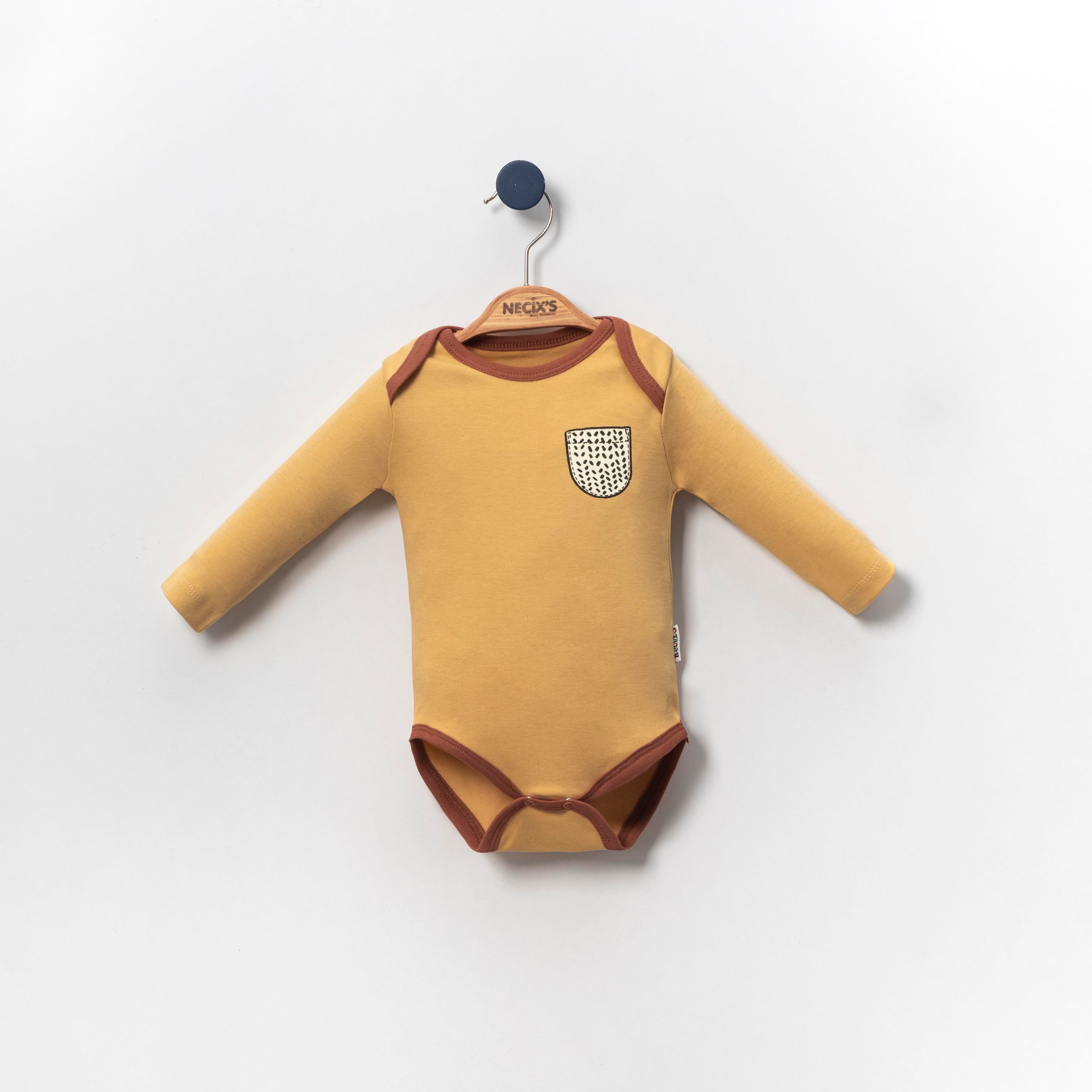 Necix's California Erkek Bebek Badi 0-3 Ay,3-6 Ay 3 Adet