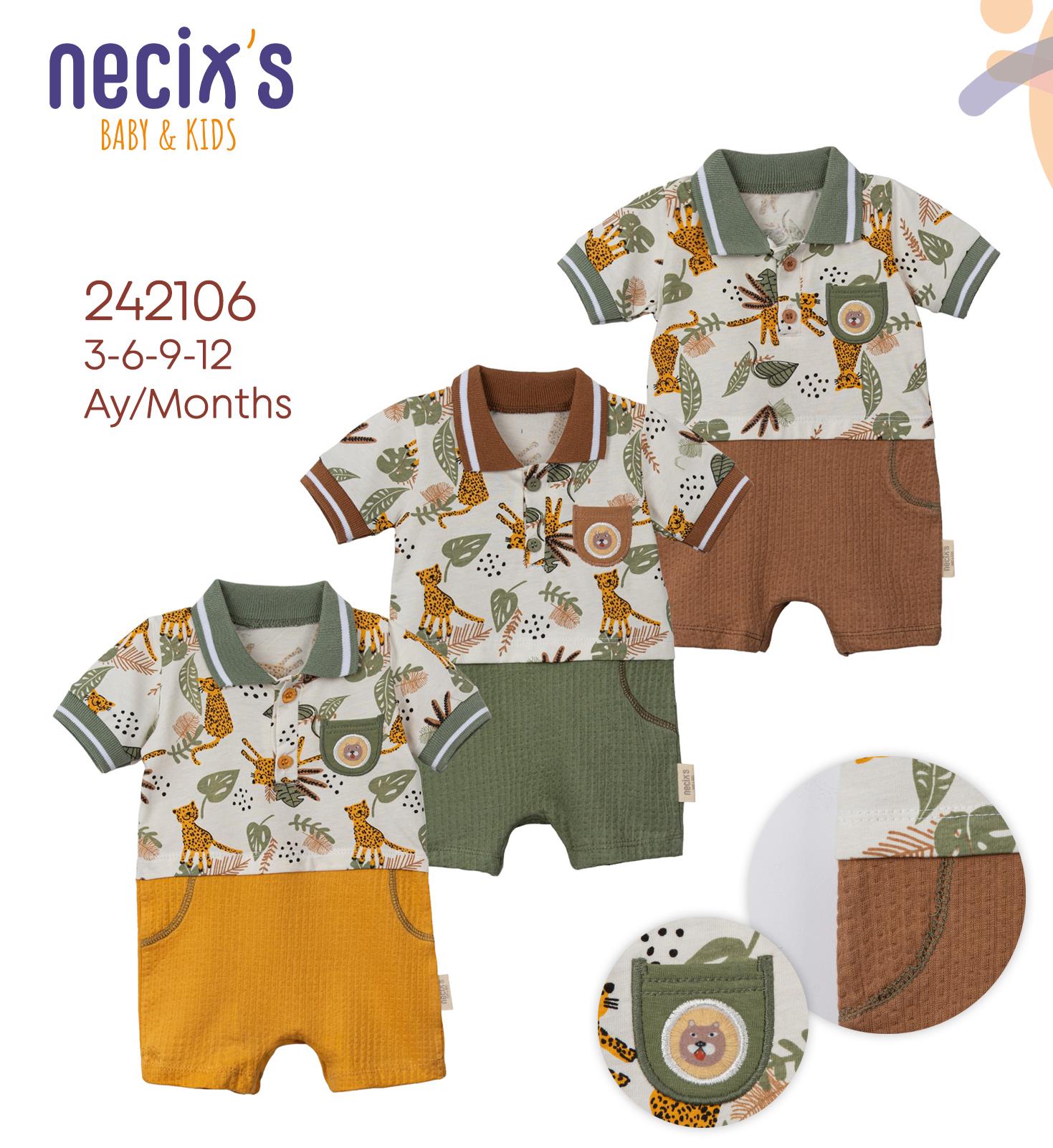 Necix's Capanda Erkek Bebek Süveterli Tulum