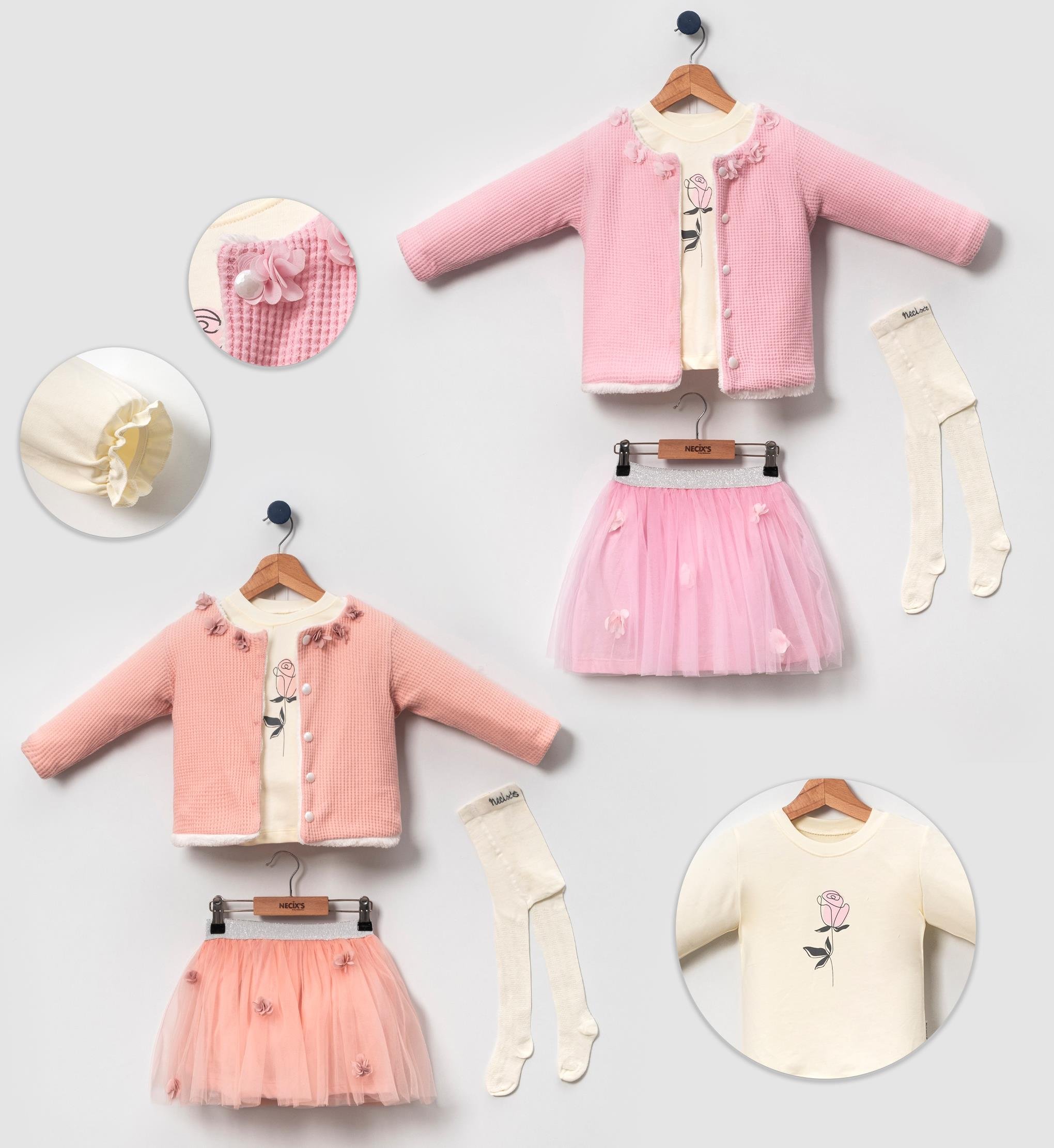 Necix's Cholet Çocuk Etekli Üçlü Takım