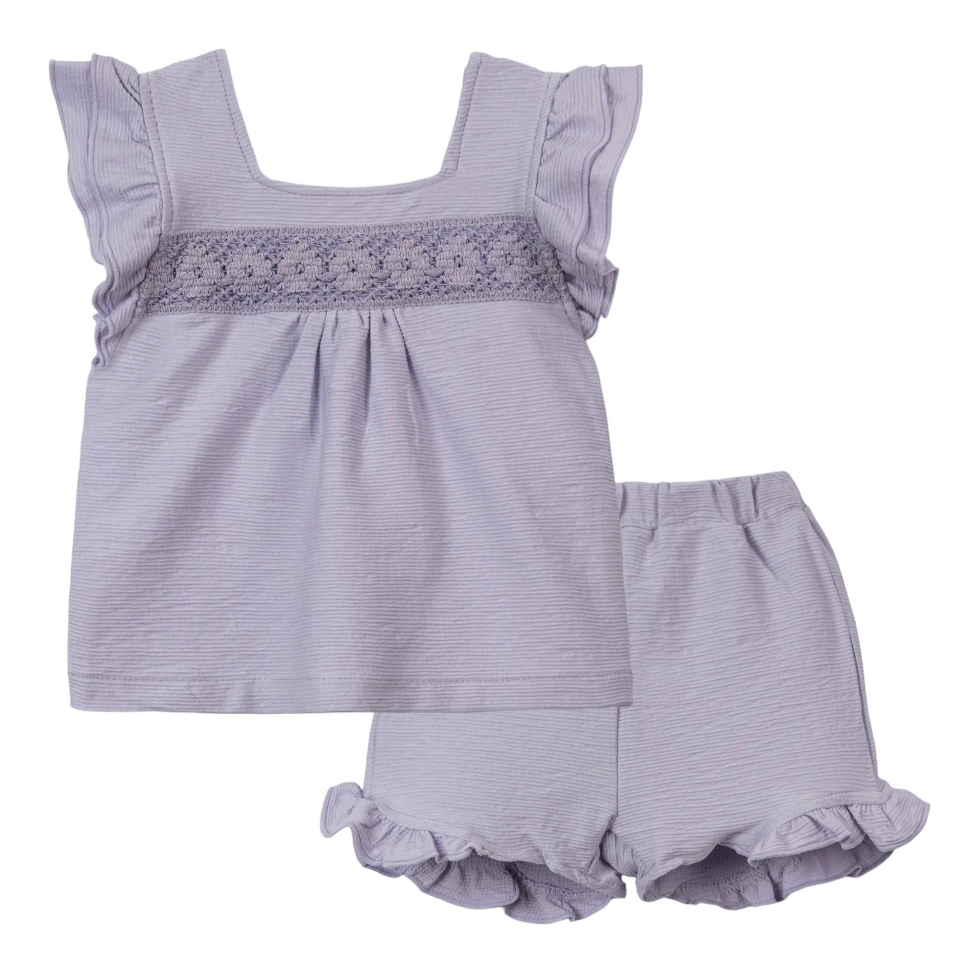 Necix's Çiçek Desenli Kız Bebek İkili Takım