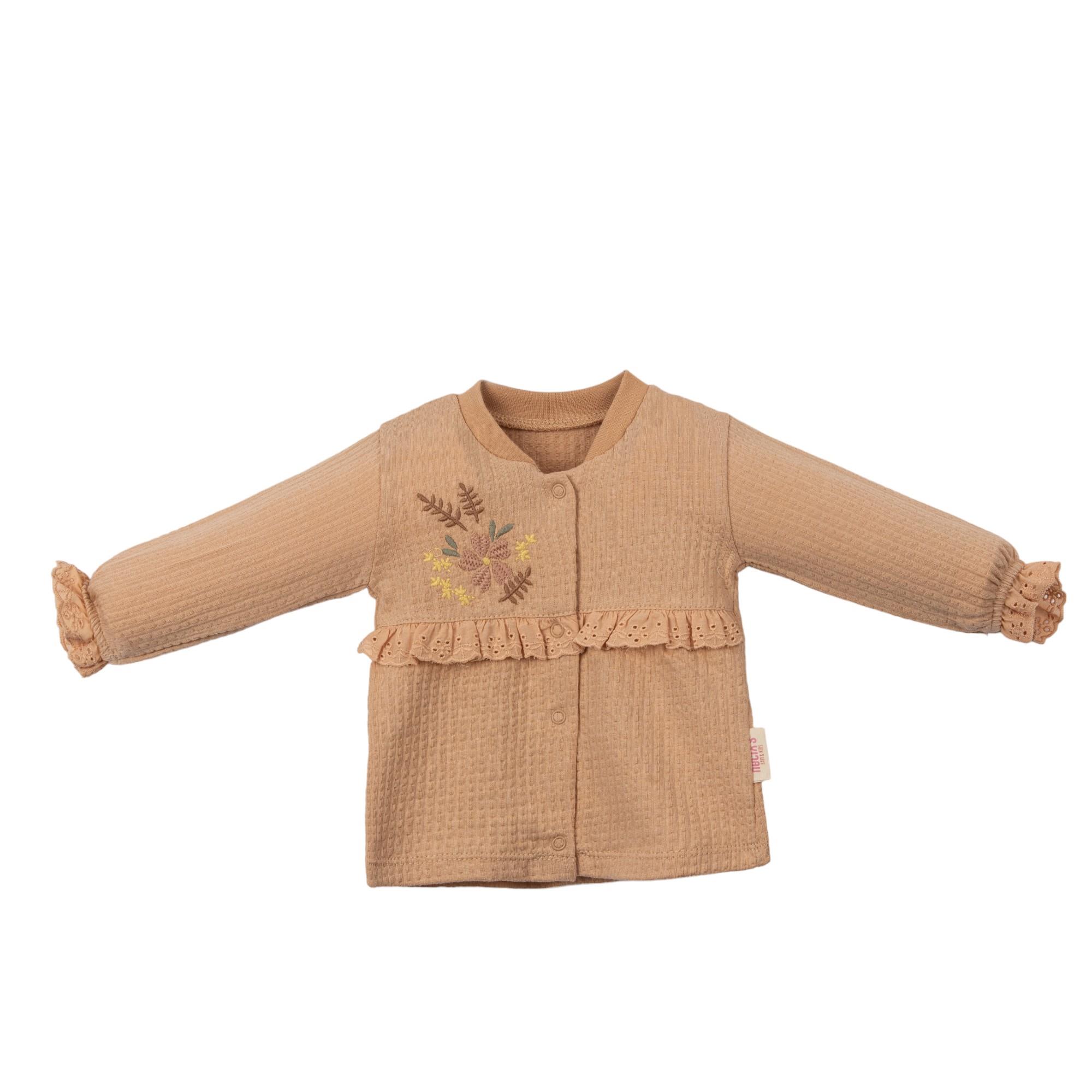 Necix's Çiçek Nakışlı Kız Bebek Hastane Çıkış Seti