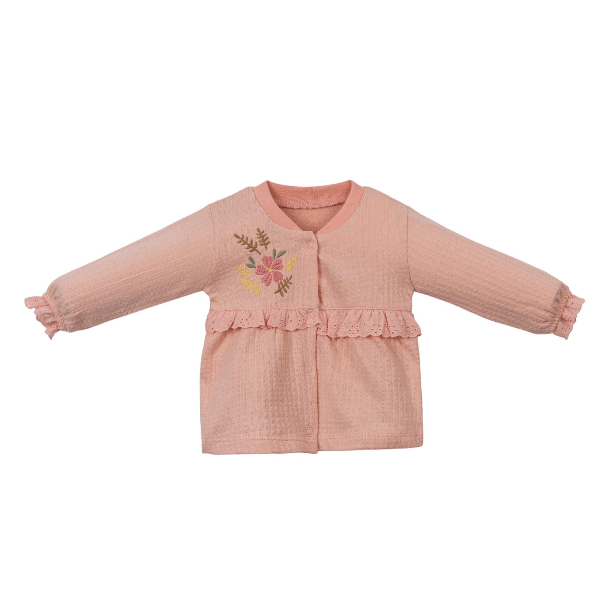 Necix's Çiçek Nakışlı Kız Bebek Hastane Çıkış Seti