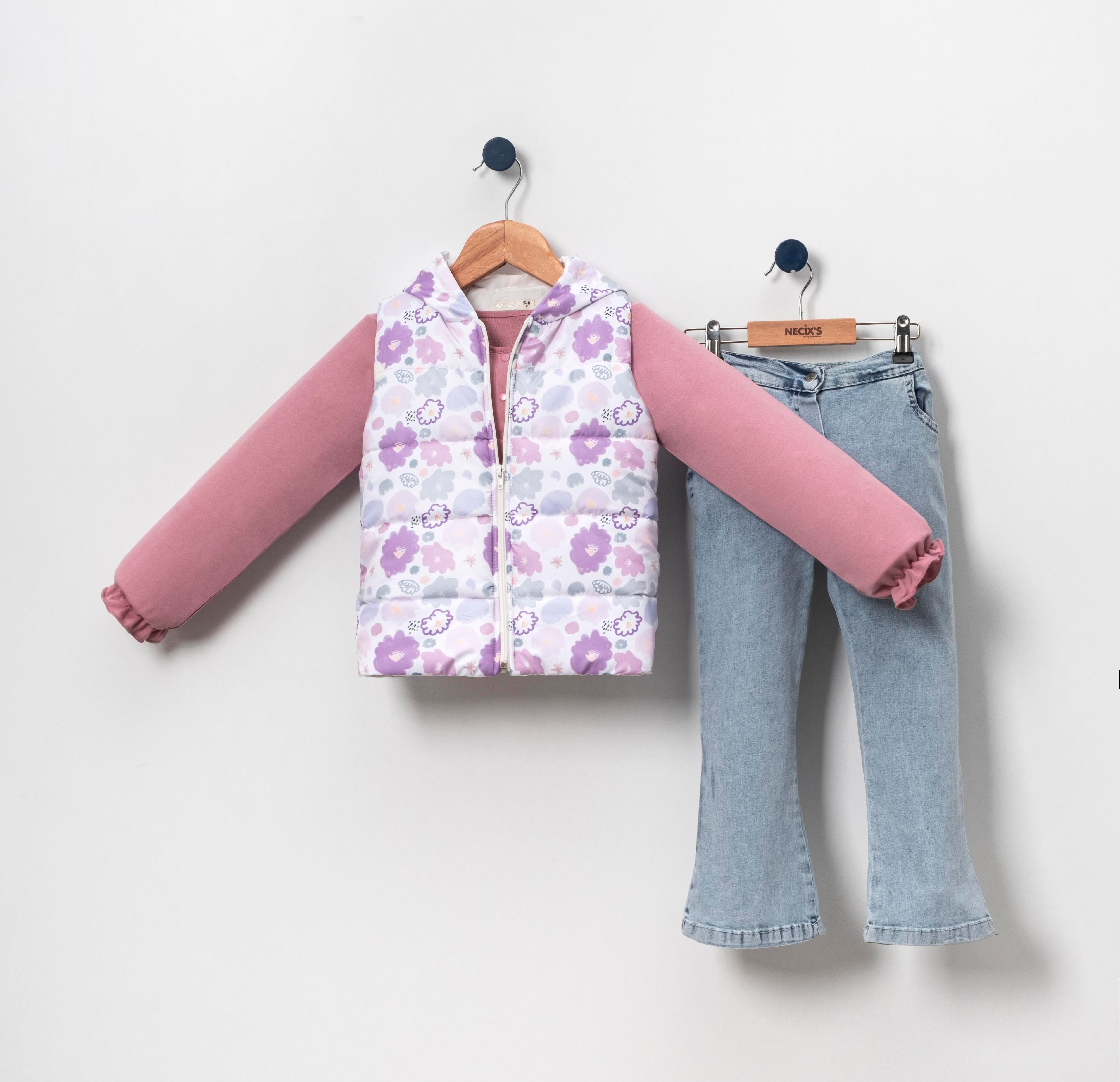 Necix's Coloflo Şişme Yelekli Kız Bebek Üçlü Takım