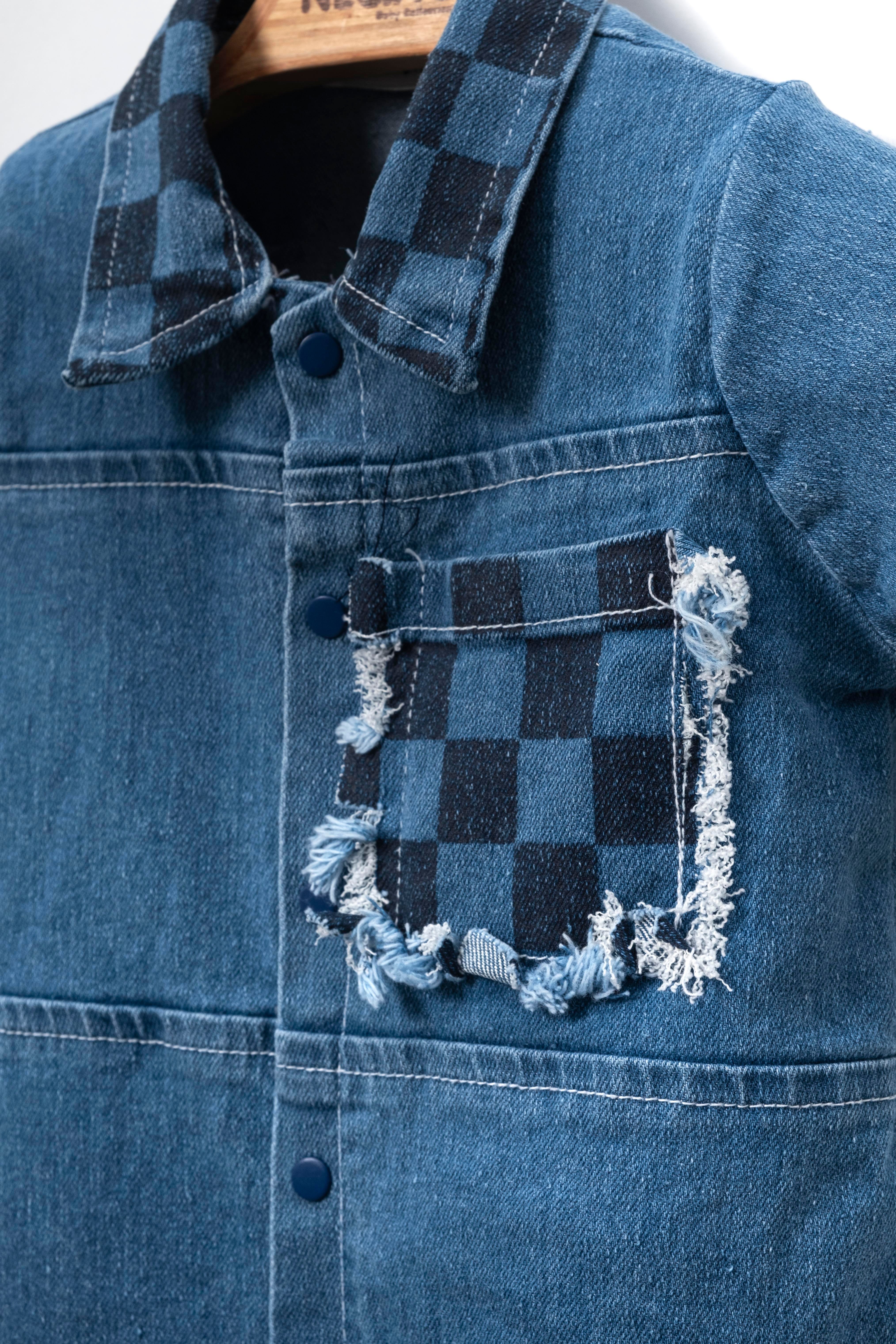 Necix's Dama Erkek Bebek Kot Tulum