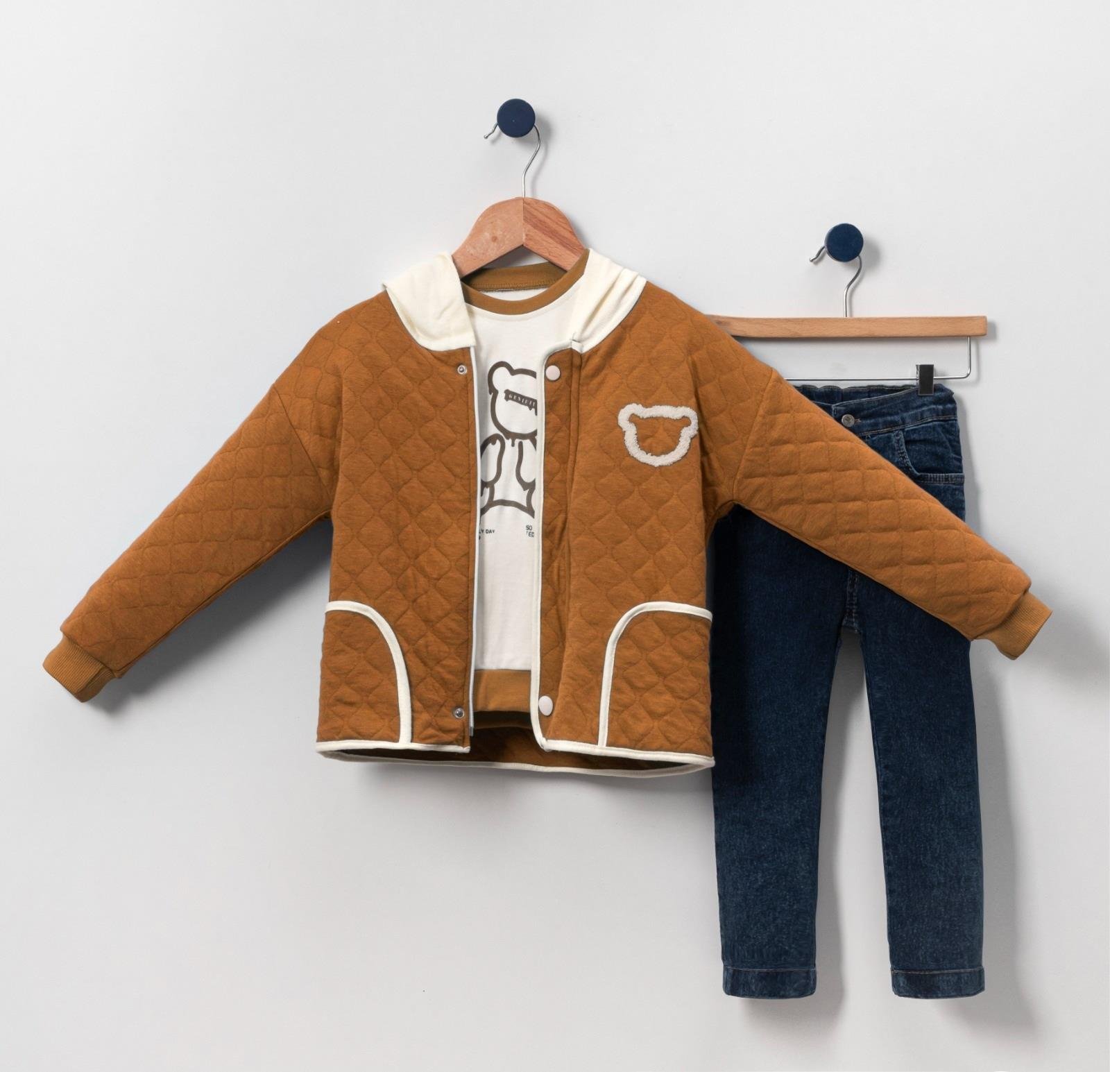 Necix's Denver Kapüşonlu Kız Çocuk Üçlü Takım