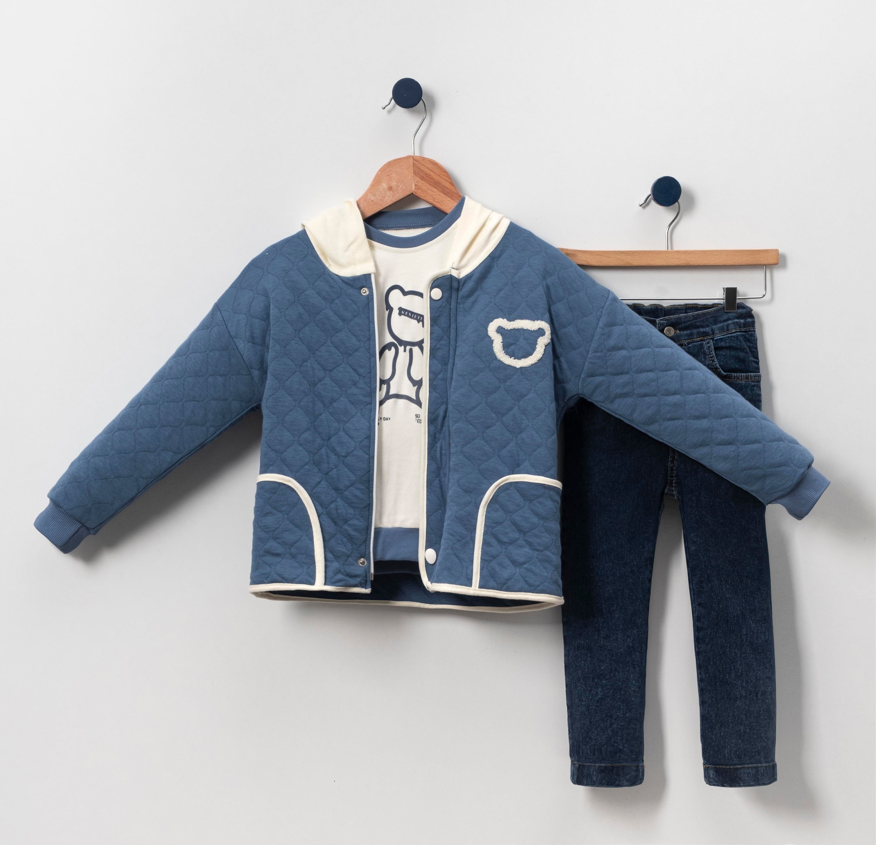 Necix's Denver Kapüşonlu Kız Çocuk Üçlü Takım