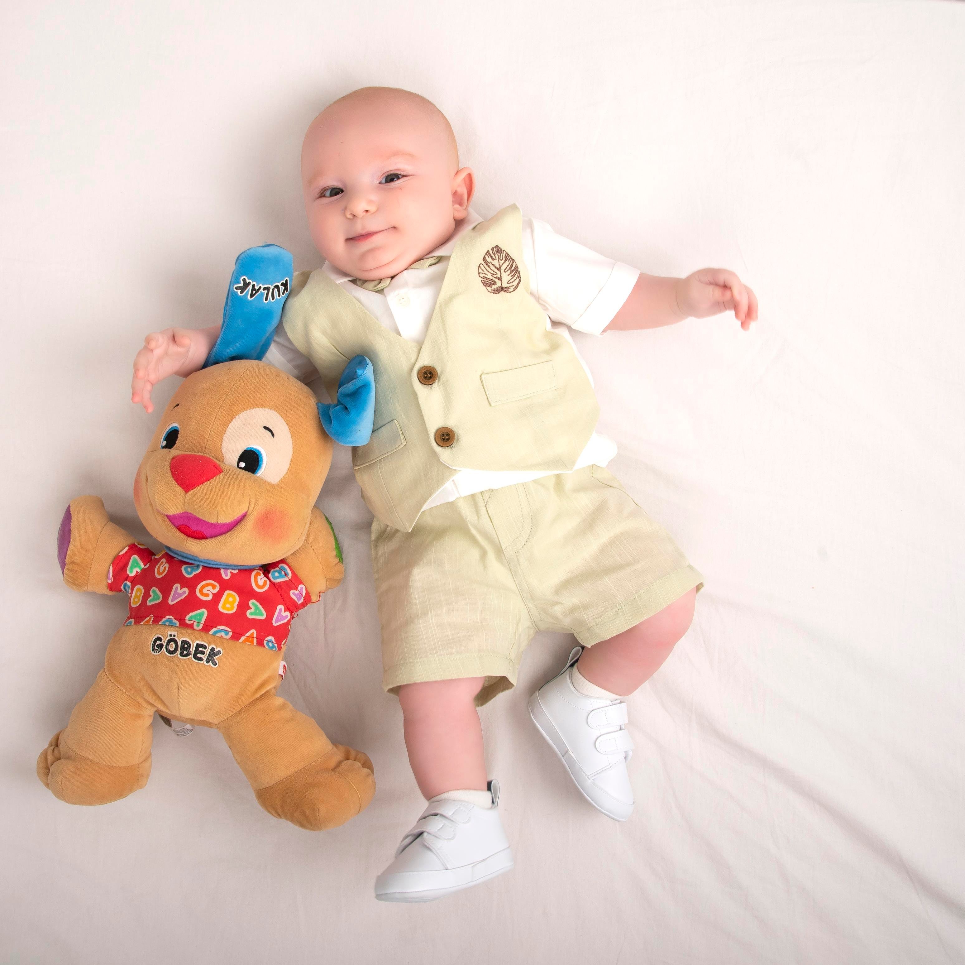 NECİXS ERKEK BEBE 6/24 TİME YELEKLİ TAKIM