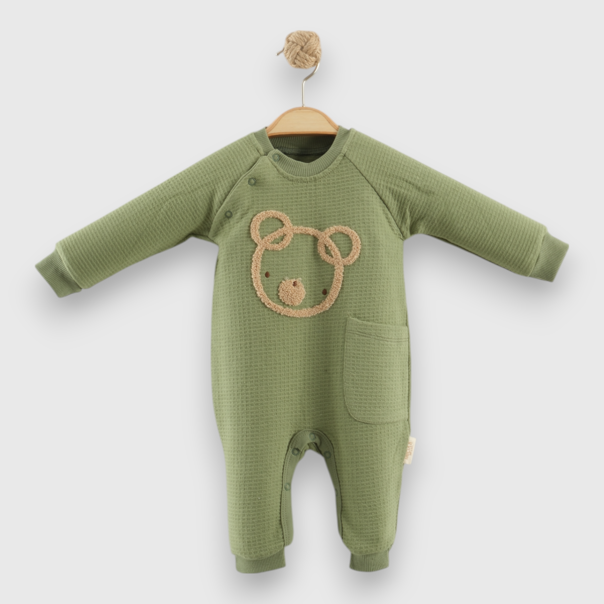 NECİXS ERKEK BEBE BEAR SOFT TULUM
