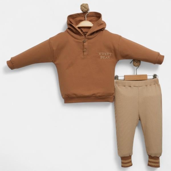 NECİXS ERKEK BEBEK KAPÜŞİYONLU 2 Lİ TAKIM