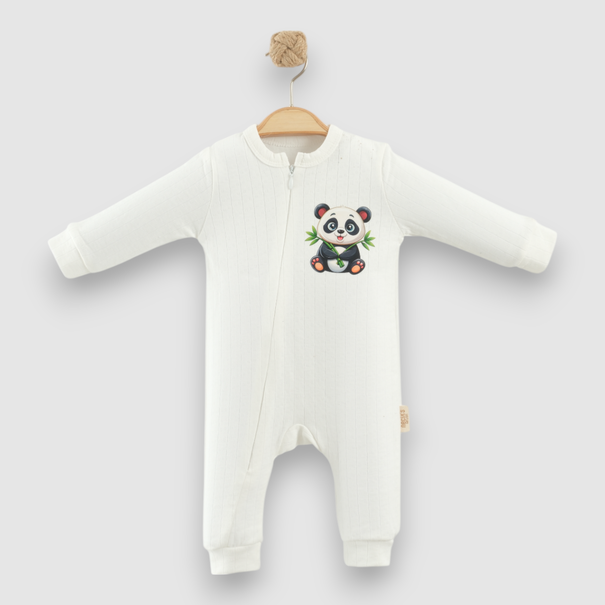 NECİXS ERKEK BEBEK LİTTLE BEAR FERMUARLI TULUM