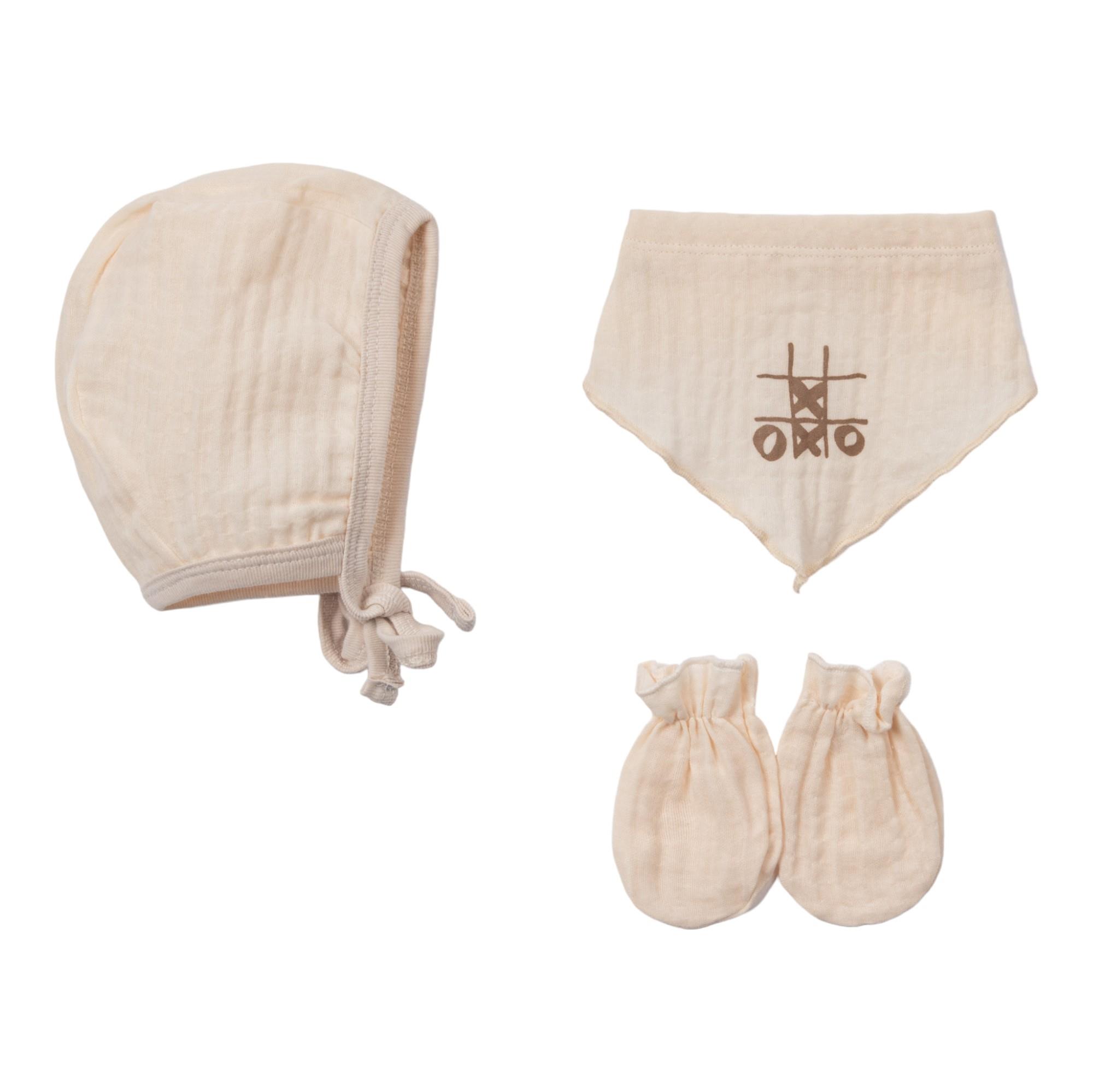 Necix's Finke Müslin Erkek Bebek Hastane Çıkışı Beşli Set