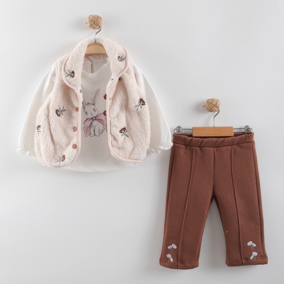 NECİXS FLOWER SCENT YELEKLİ 3 LÜ TAKIM 9-24 AY