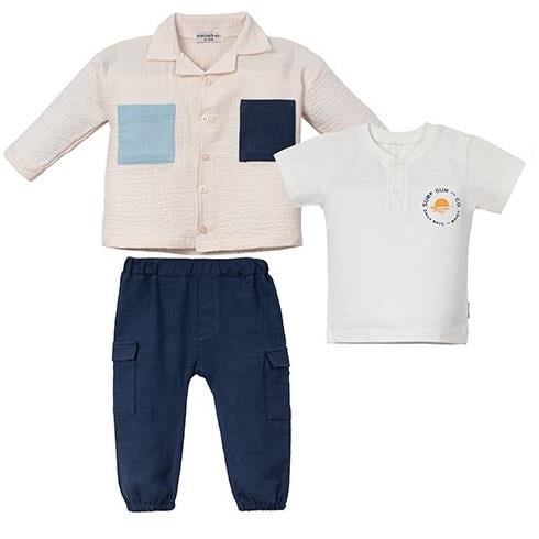 Necix's Frankfurt Gömlekli Erkek Çocuk Üçlü Takım