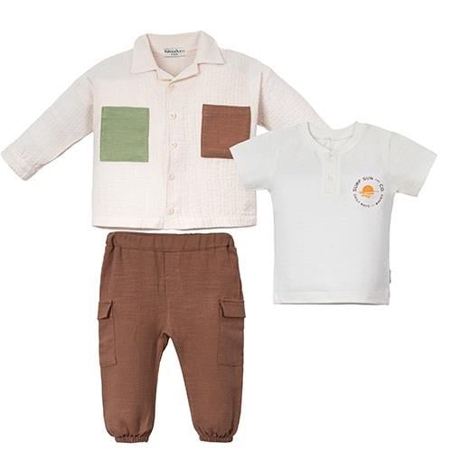 Necix's Frankfurt Gömlekli Erkek Çocuk Üçlü Takım