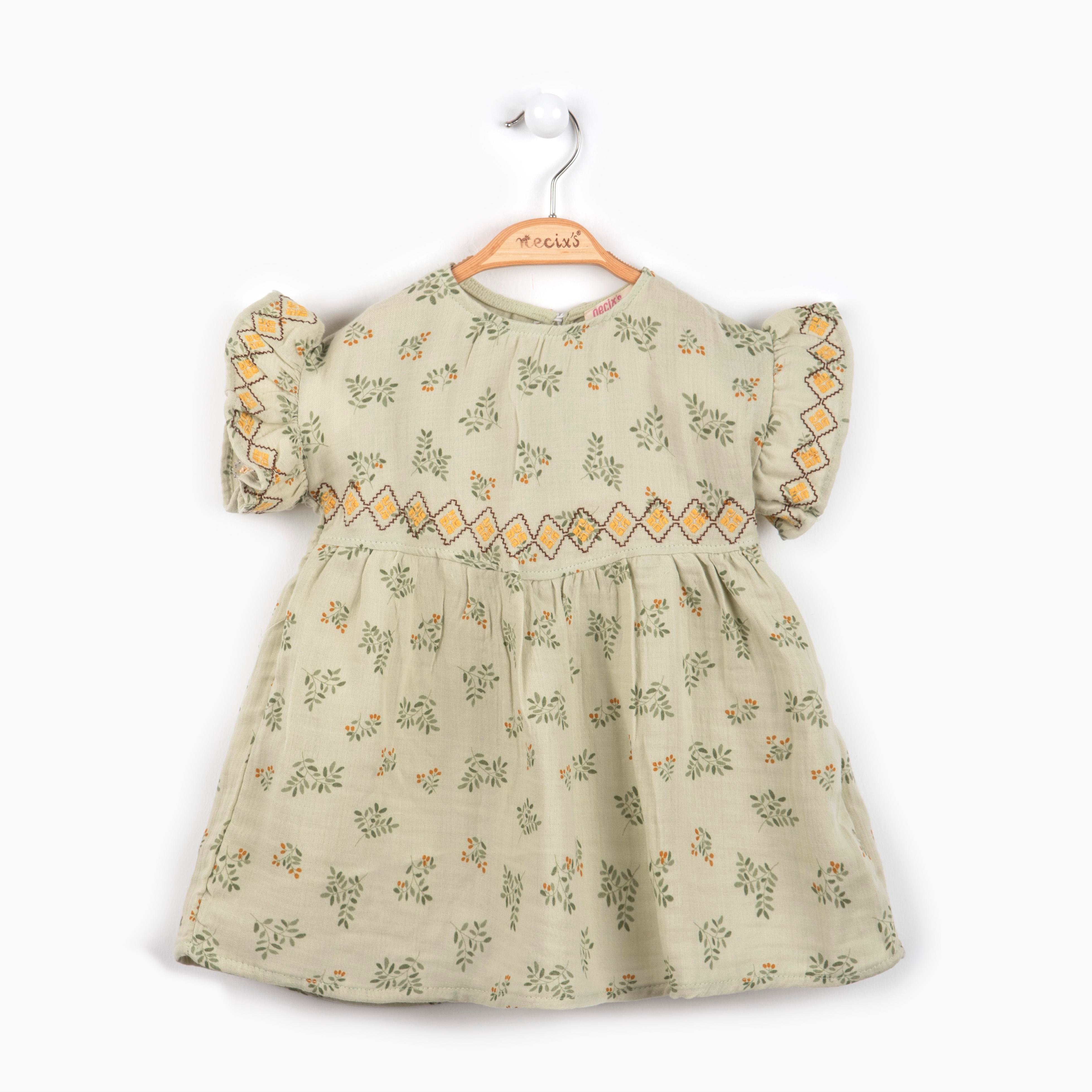 NECİXS GOLD FLOW SUMMER 2/5 KIZ ELBİSE