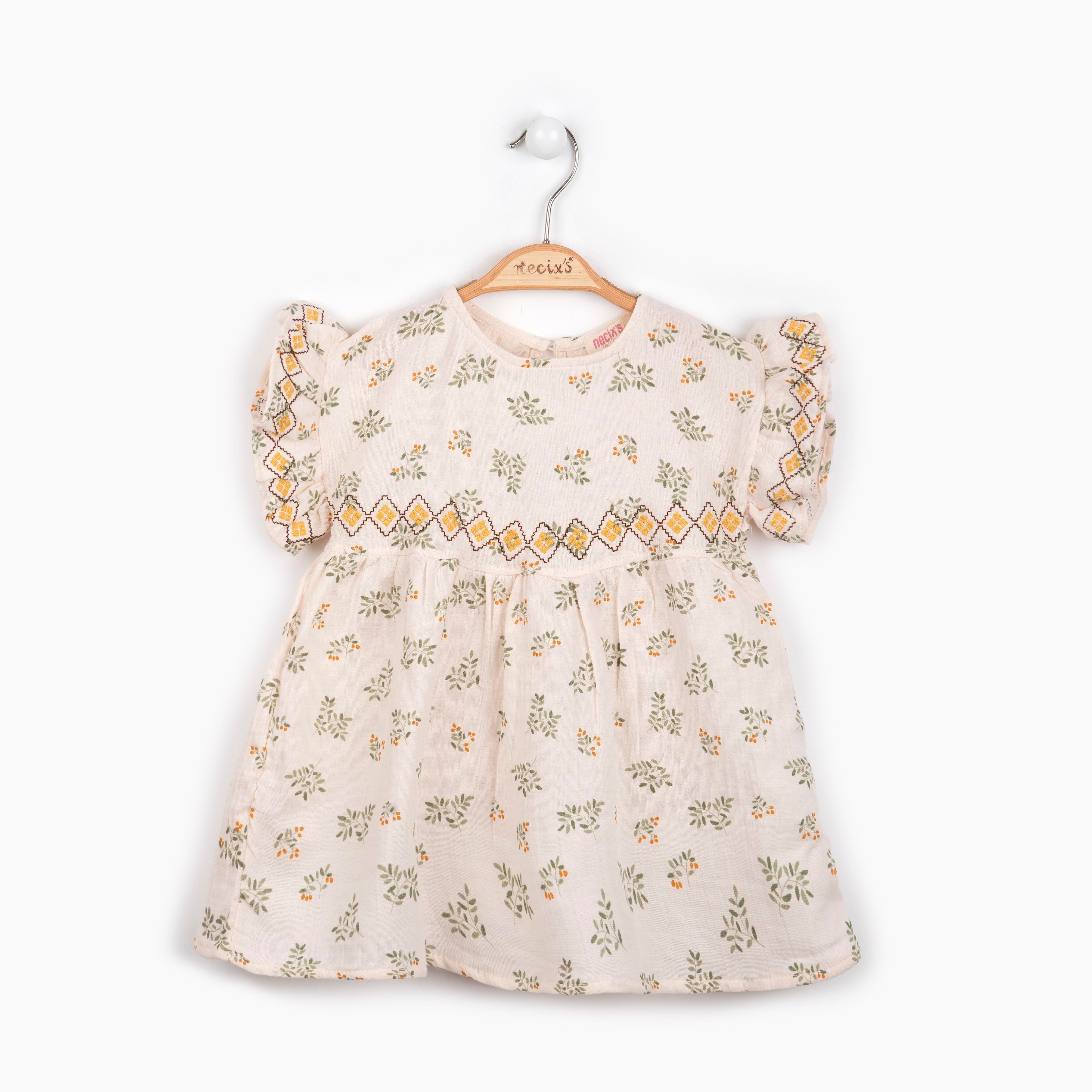 NECİXS GOLD FLOW SUMMER 2/5 KIZ ELBİSE