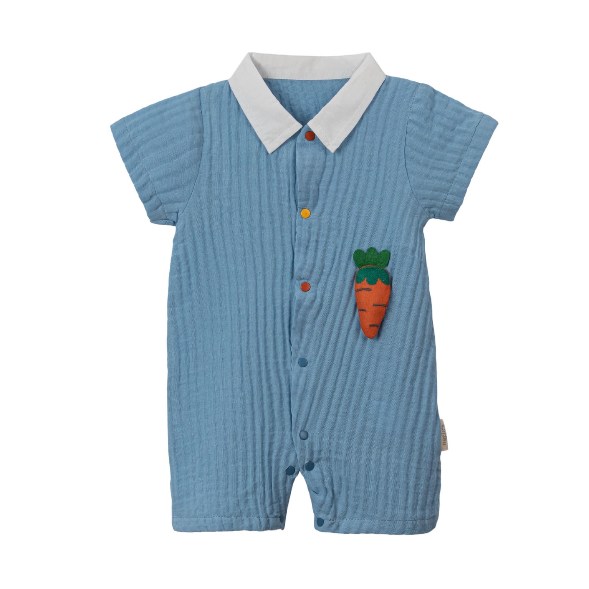 Necix's Harper Müslin Erkek Bebek Tulum