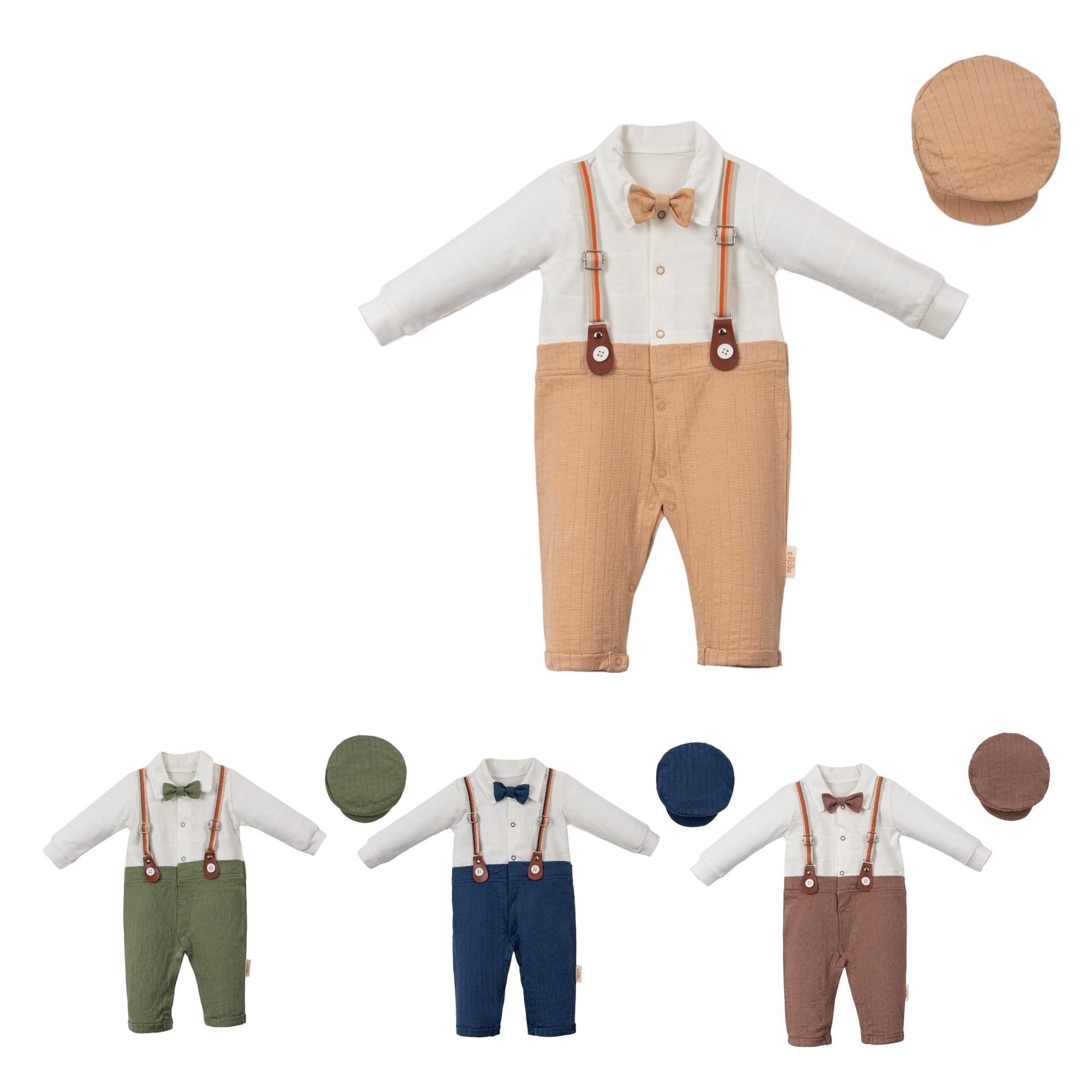 Necix's Hato Salopetli Erkek Bebek Tulum