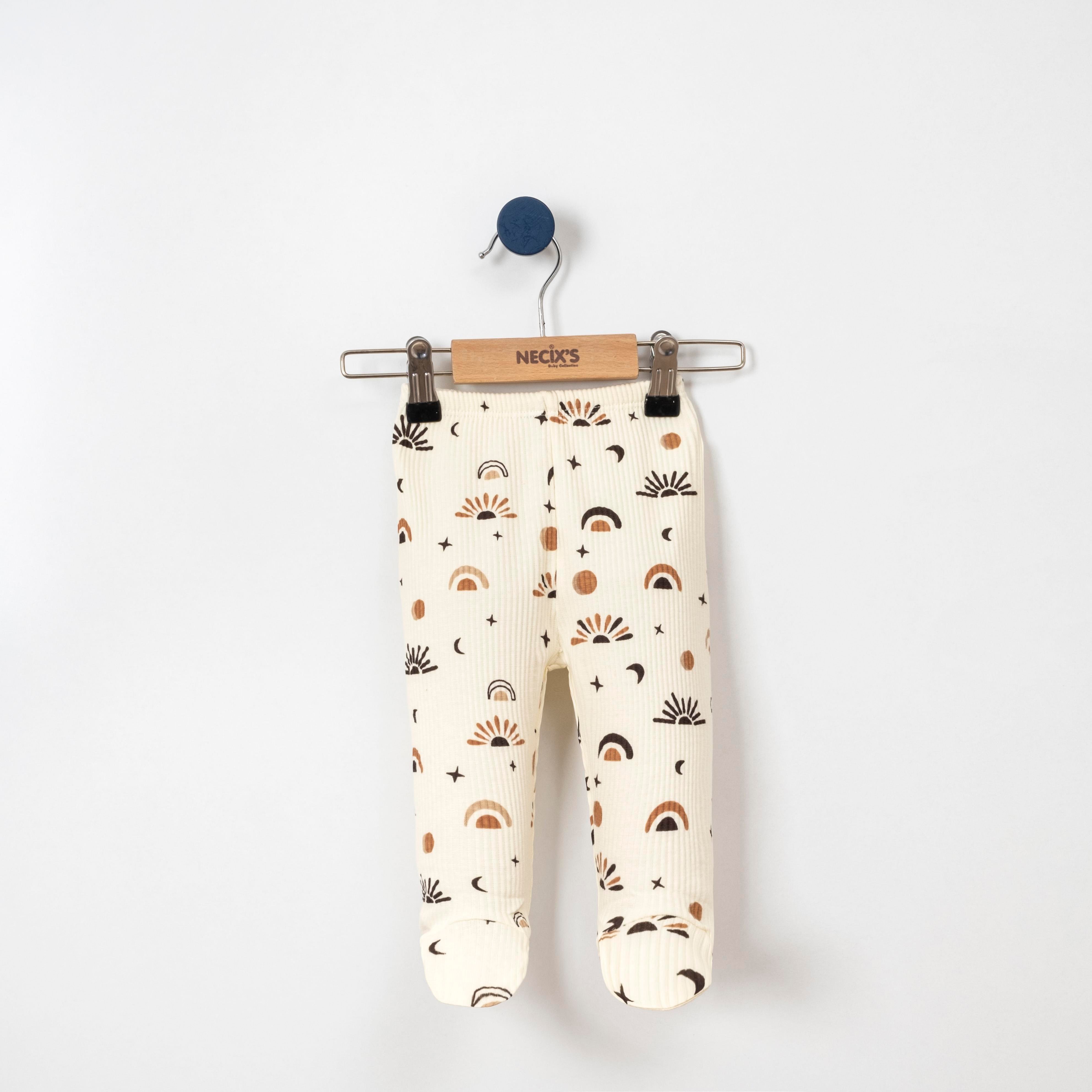 Necix's Hurgada Üçlü Kız Bebek Pantolon 0-3 Ay, 3-6 Ay 3 Adet