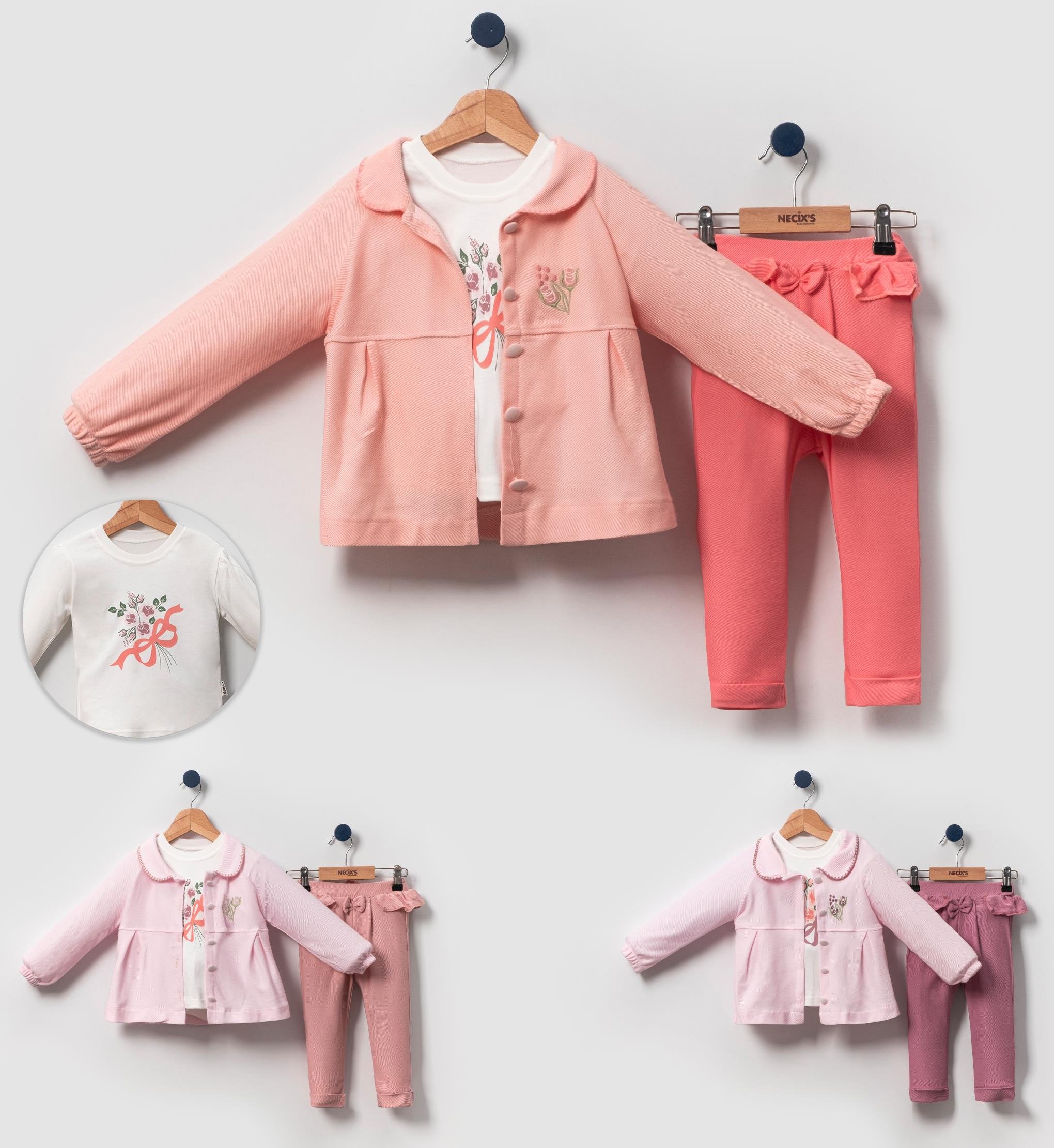 Necix's Isparta Kız Çocuk Özgün Üçlü Takım