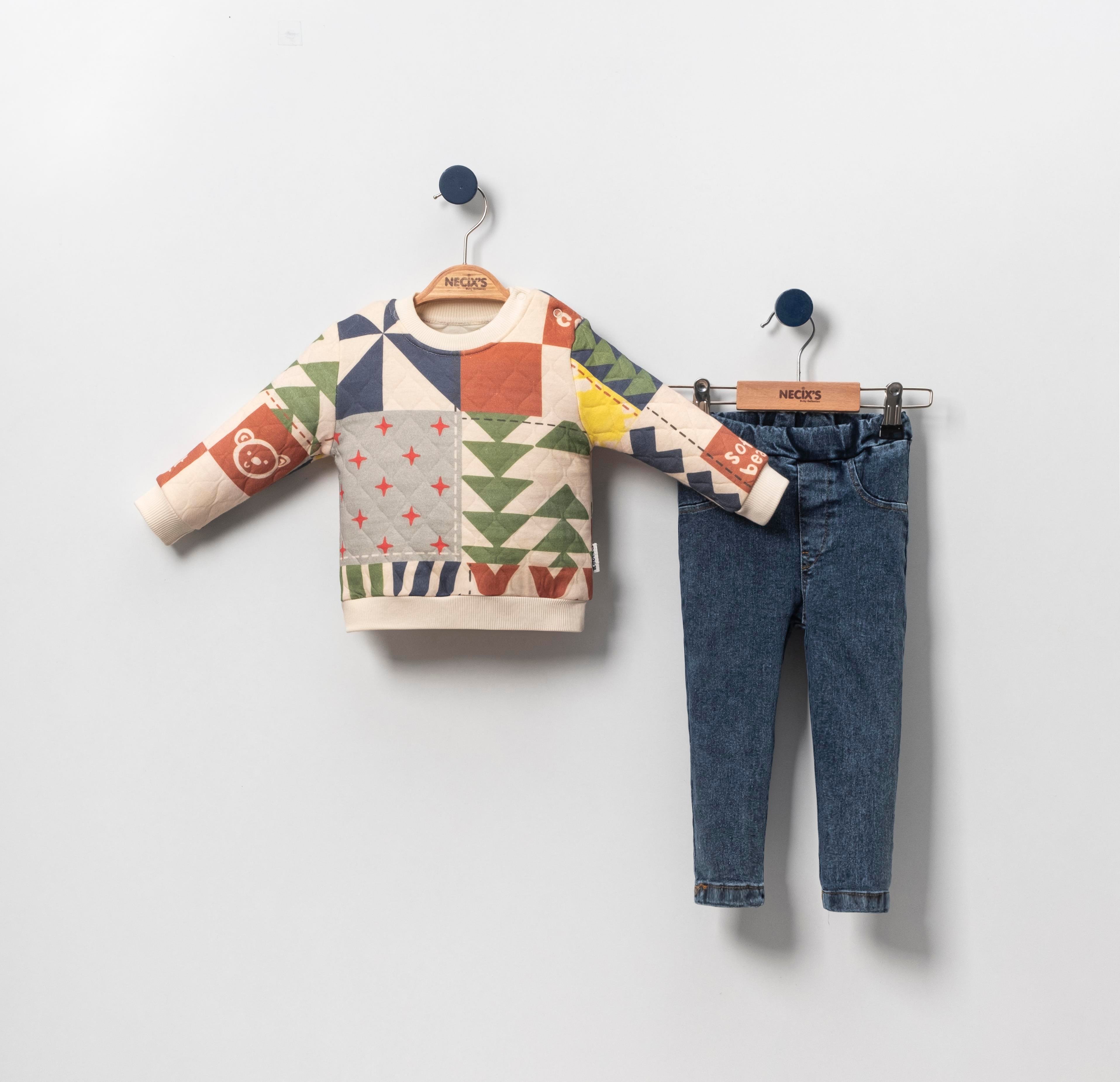 Necix's Kazablanka Erkek Bebek Özgün İkili Takım